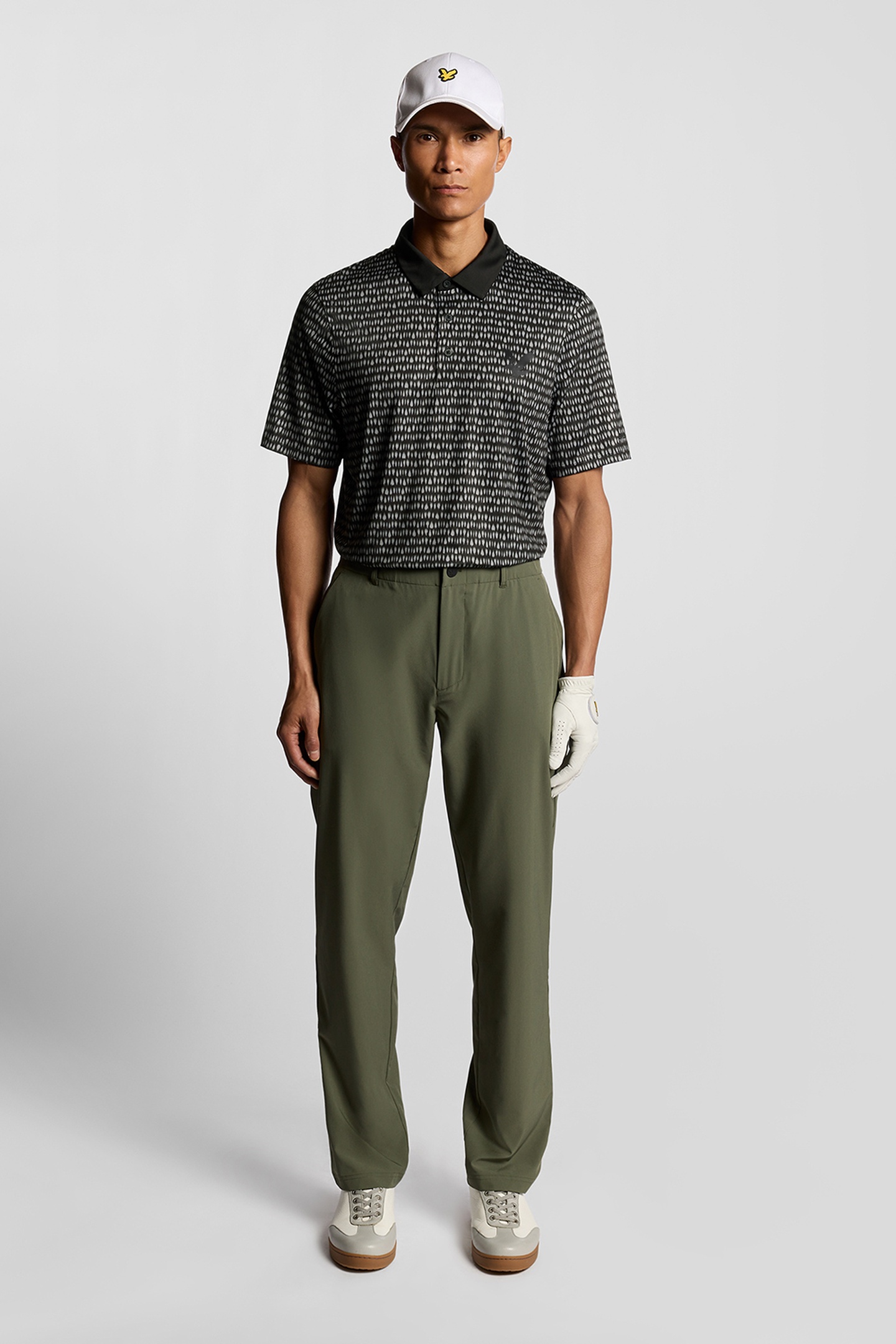 Lyle & Scott Golf Divot Polo Shirt Jet Black Maat: M | Poloshirts Outlet | Heren | Zwart