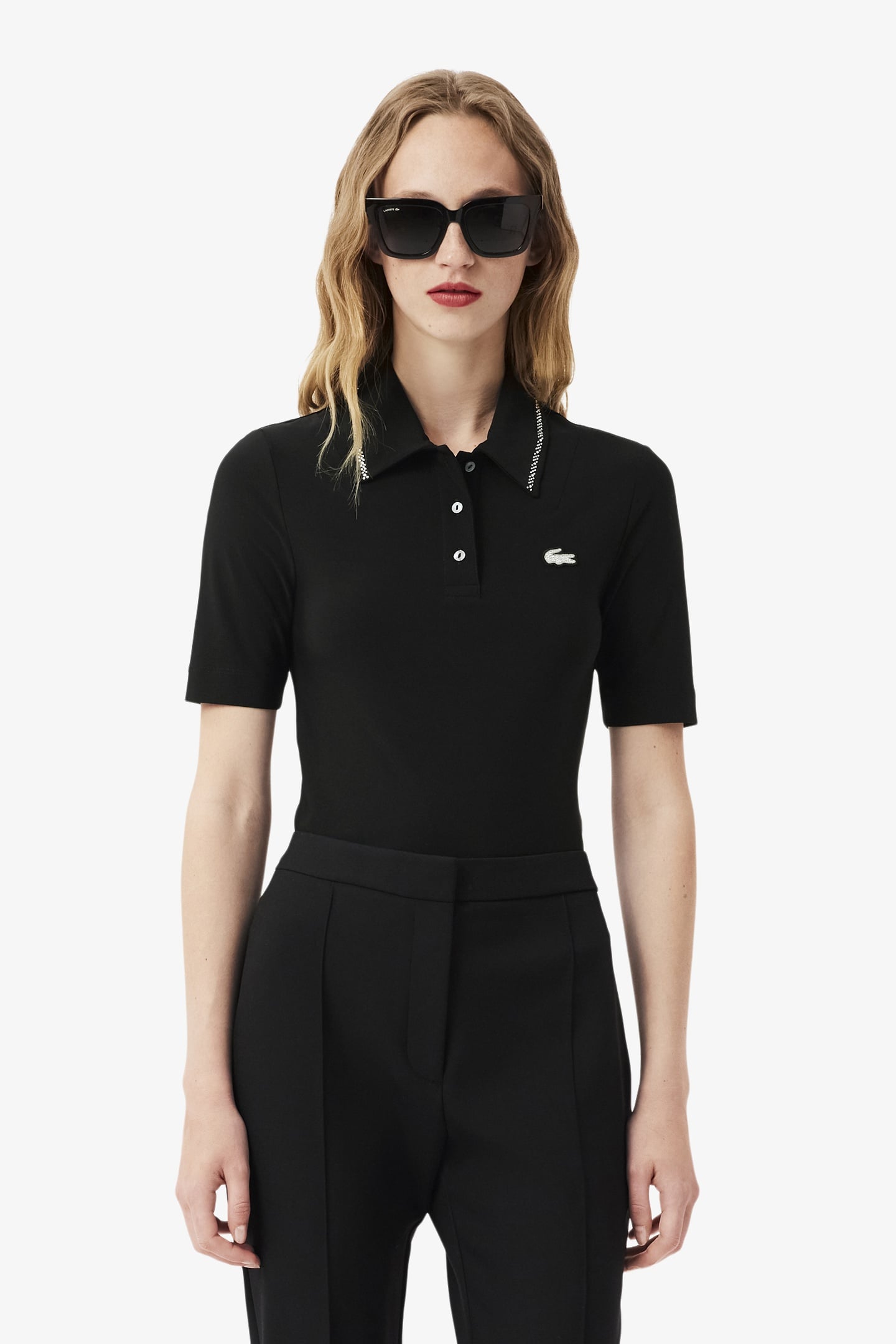 SHORT SLEEVE POLO BLACK 1