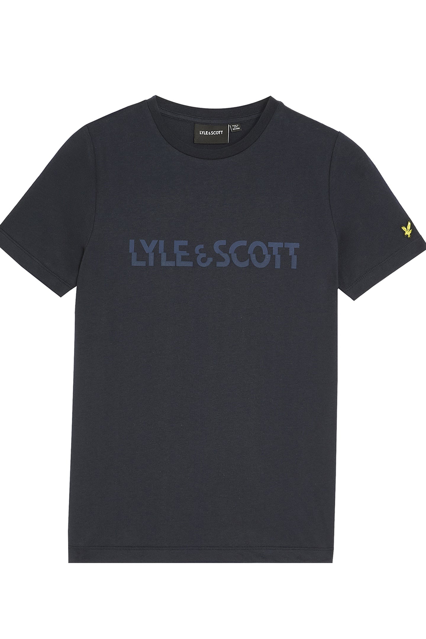 LYLE & SCOTT PRINT T-SHIRT DARK NAVY 1