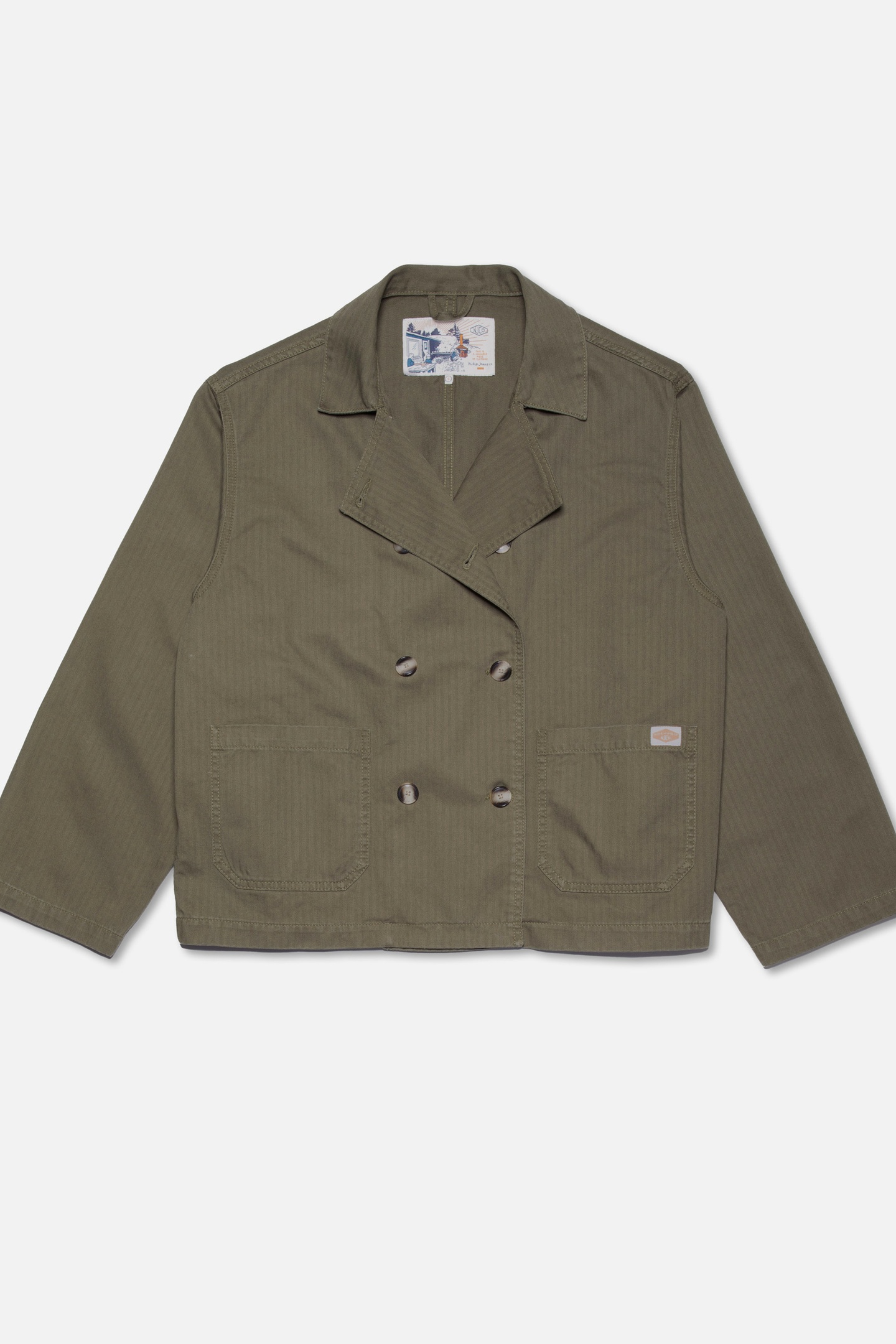 BIBBI WORKWEAR JACKET OLIVE 4