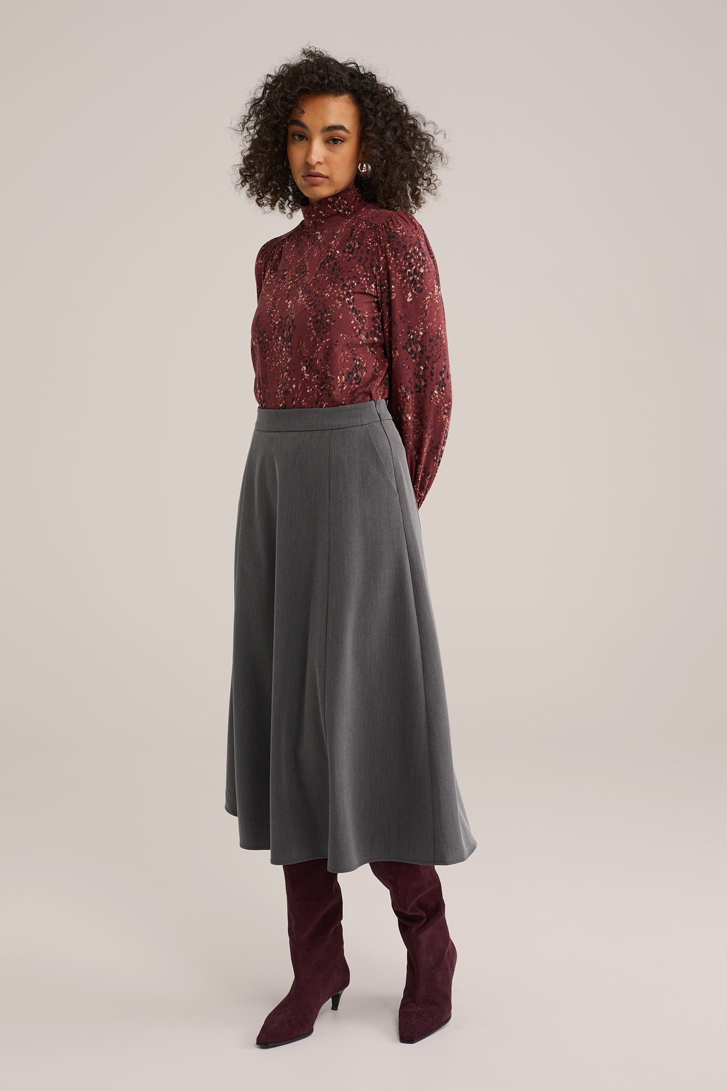 T-SHIRT BURGUNDY RED 3