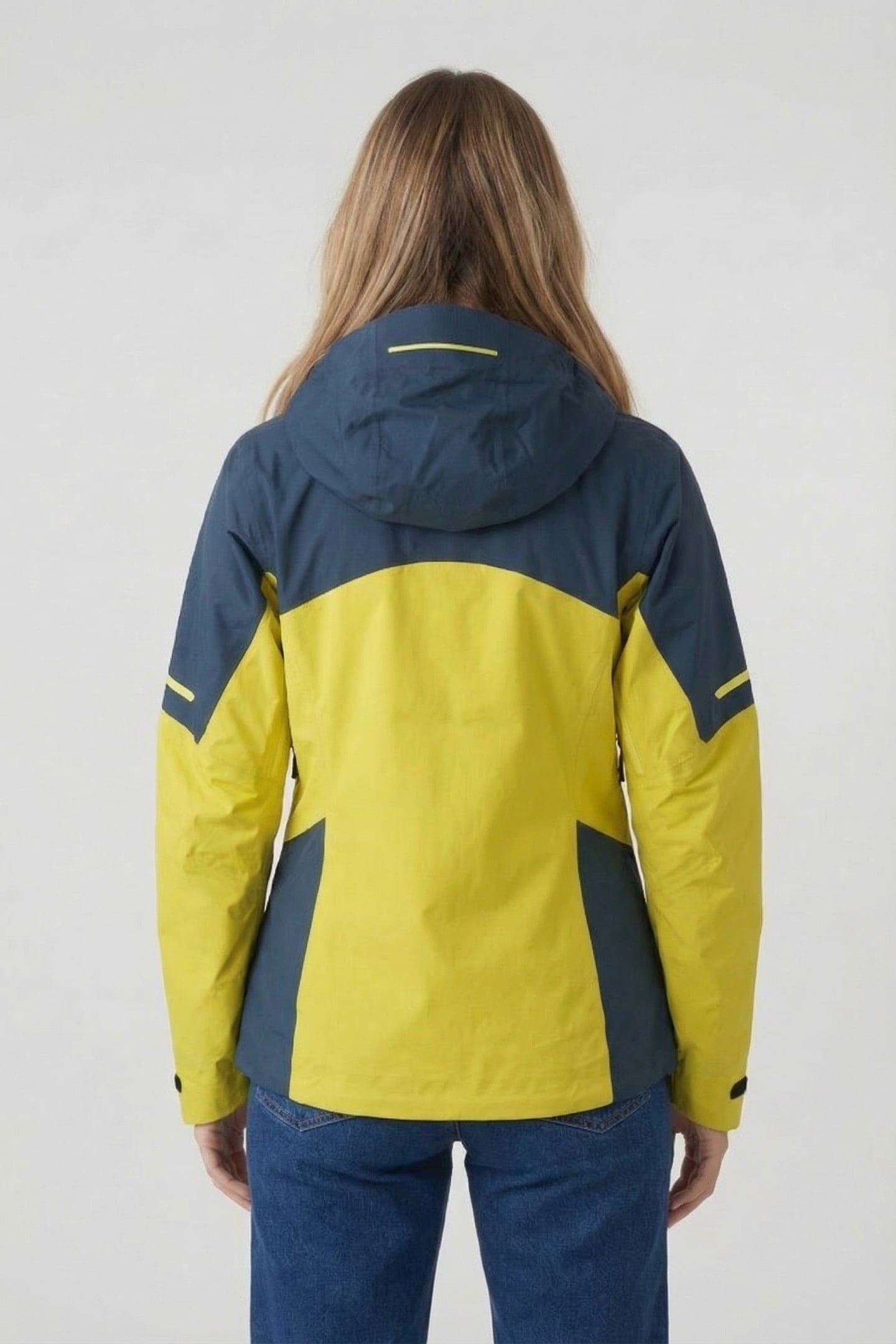 SENJA 3L W JACKET PINEAPPLE/ORION BLUE 2