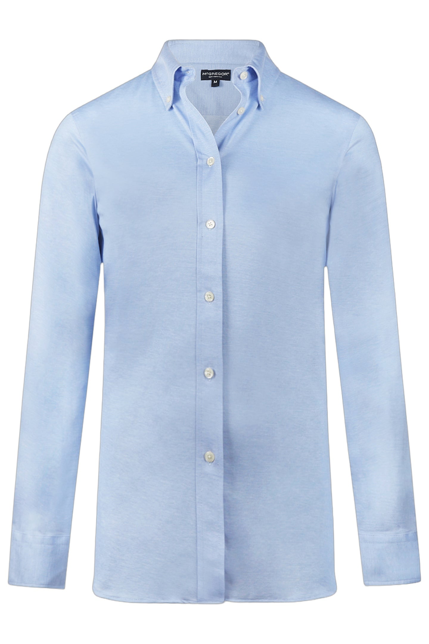 STRETCH PIQUE SHIRT LIGHT BLUE 1