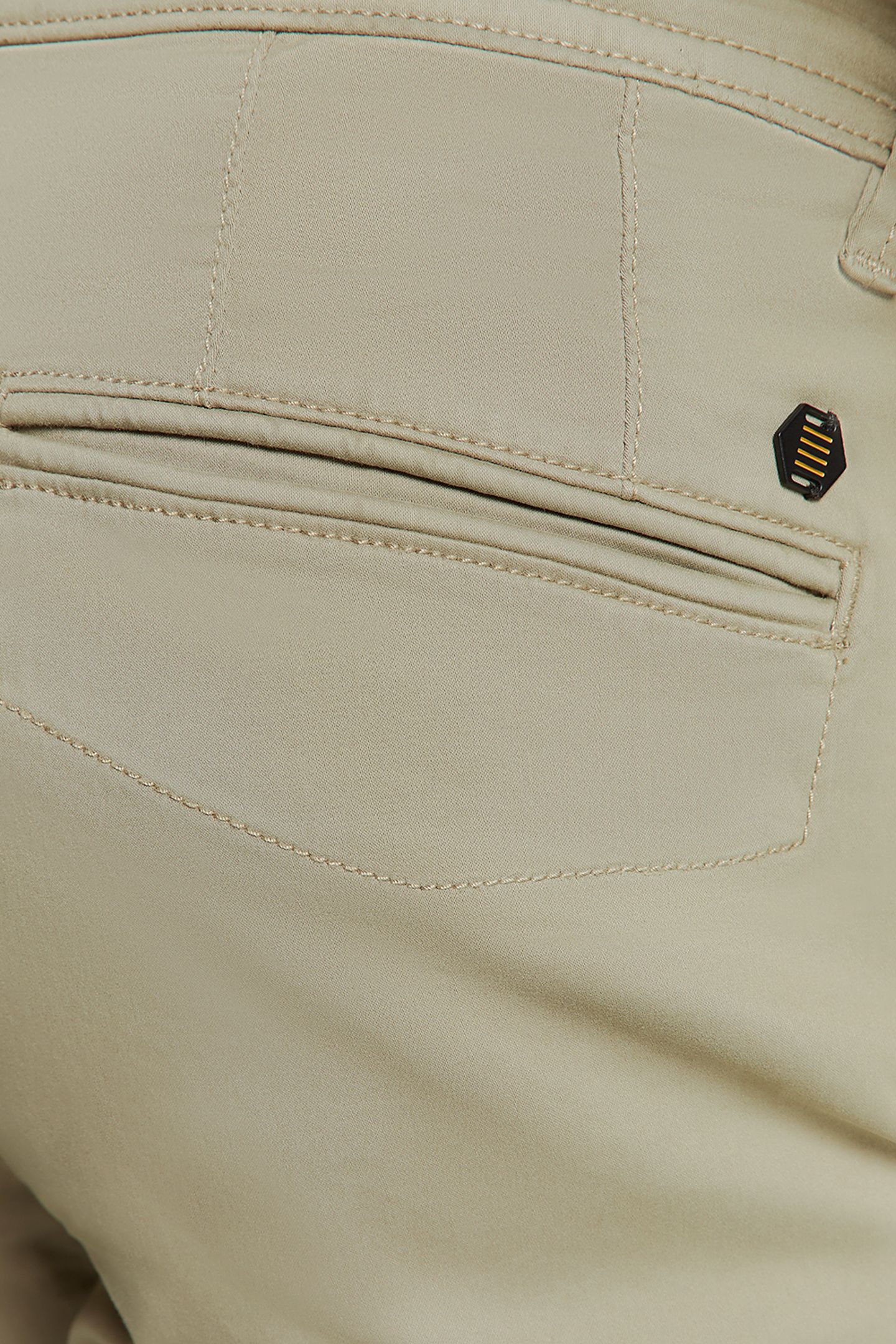 SHORT CHINO GARMENT DYED TWILL STRETCH LIGHT ARMY 9