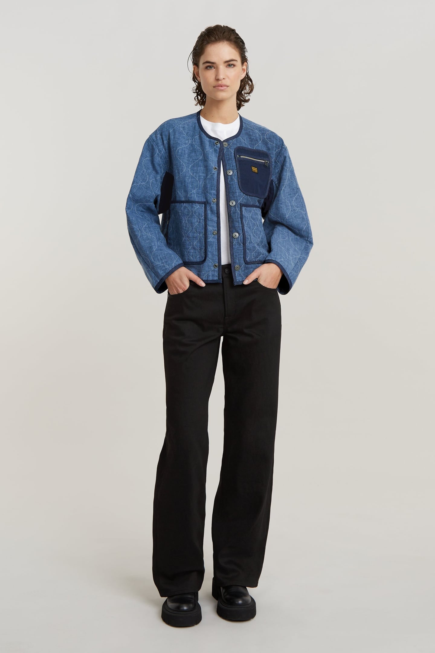 JUDEE LOOSE JEANS PITCH BLACK 1