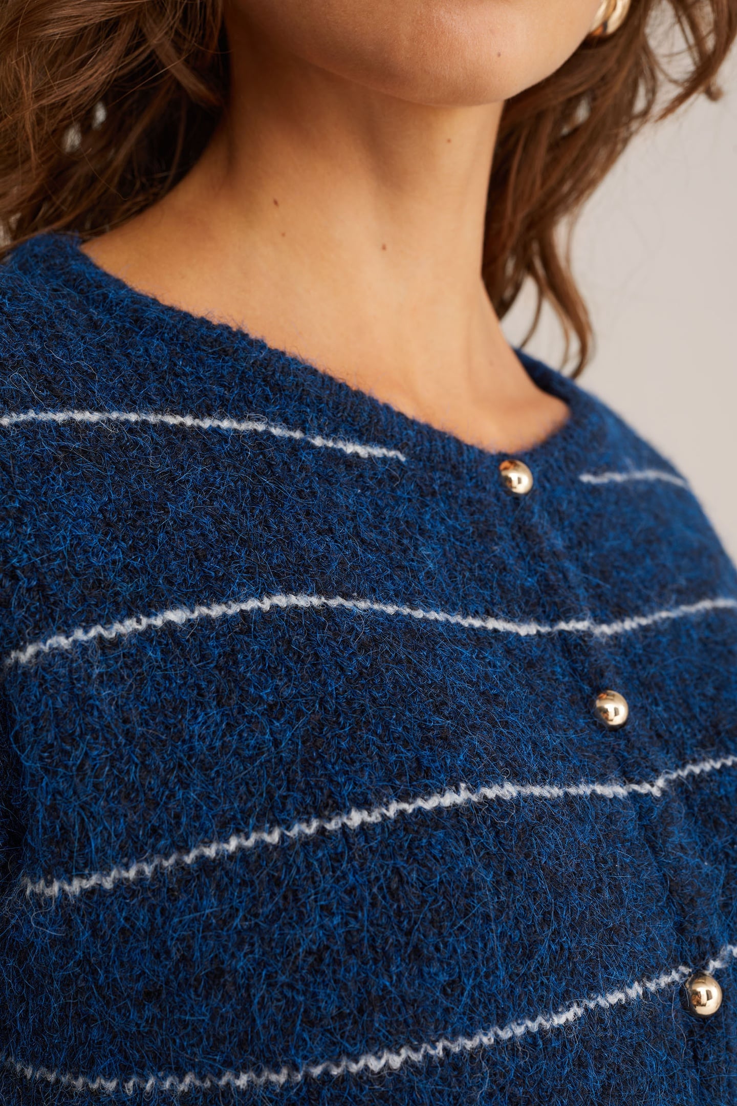 KNITTED CARDIGAN DARK BLUE 5