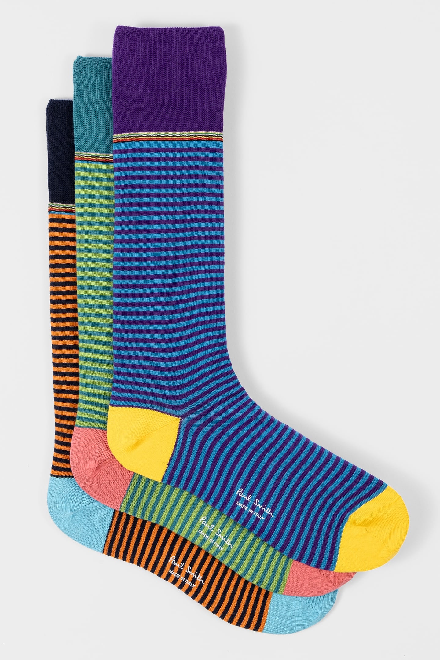 SOCK 3 PACK STRIPE MIXED PLATE 1 1