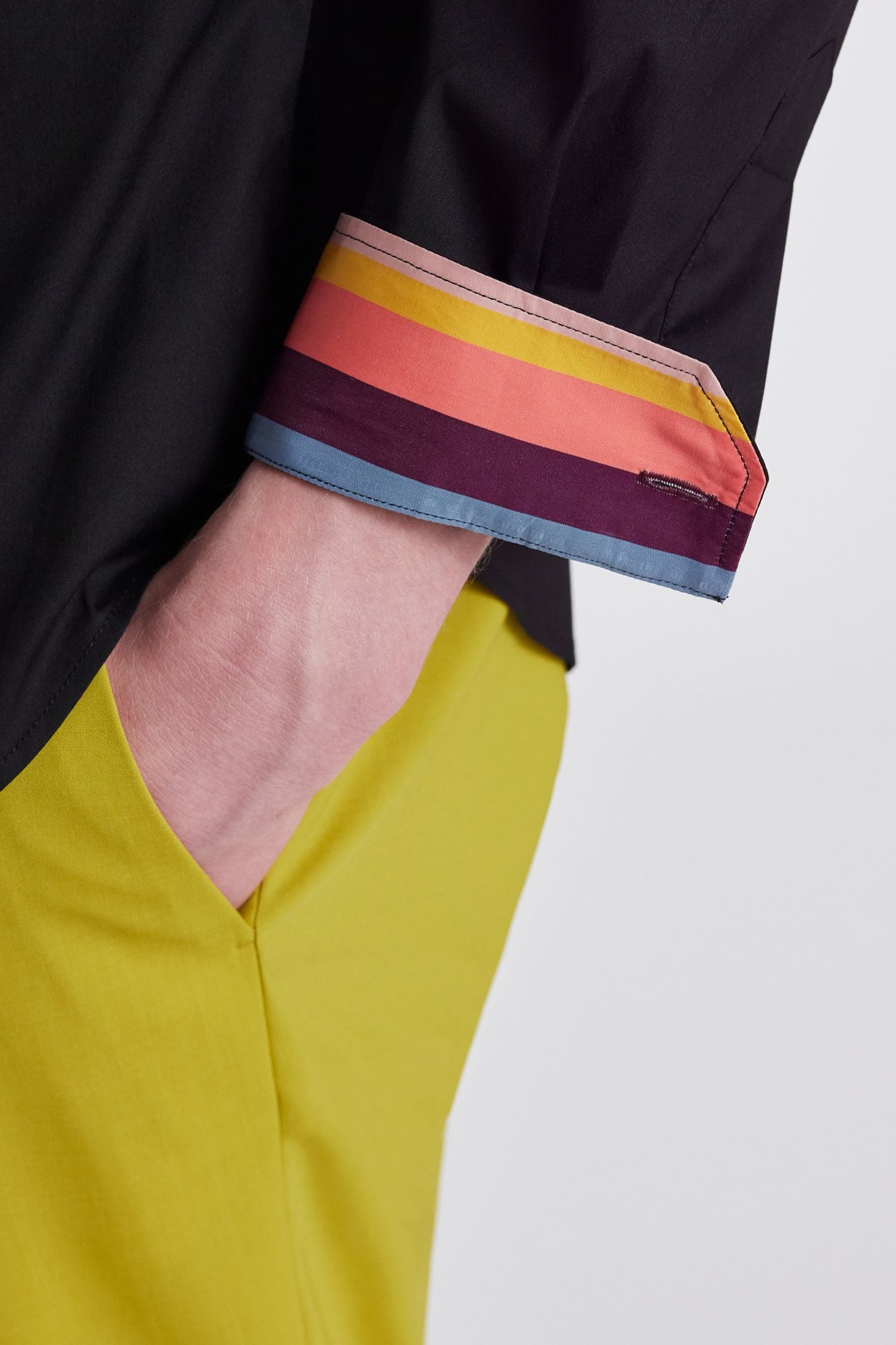 S/C SUPER SLIM SHIRT BLACK 10