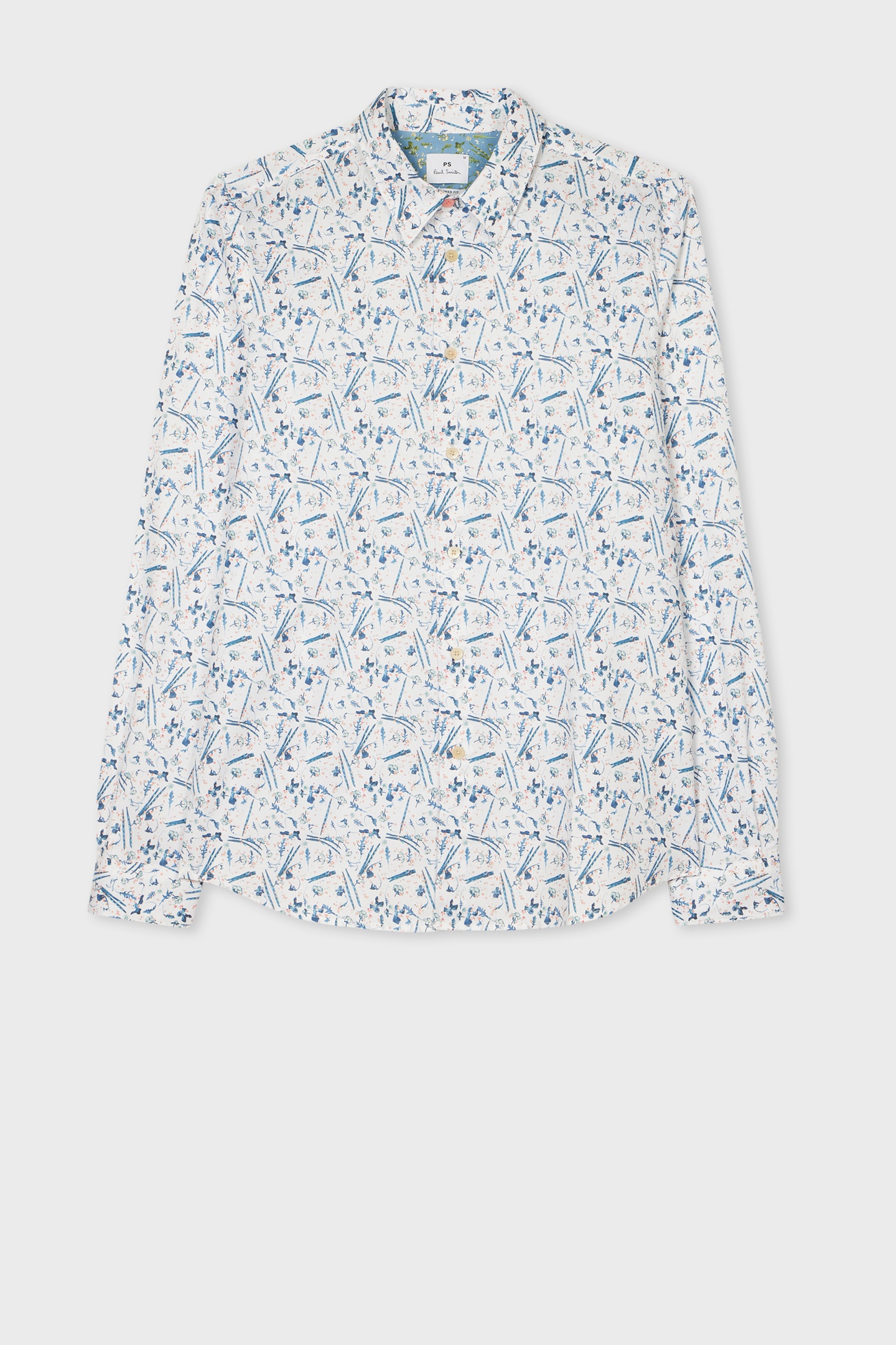 LS TAILORED FIT SHIRT WHITE 4