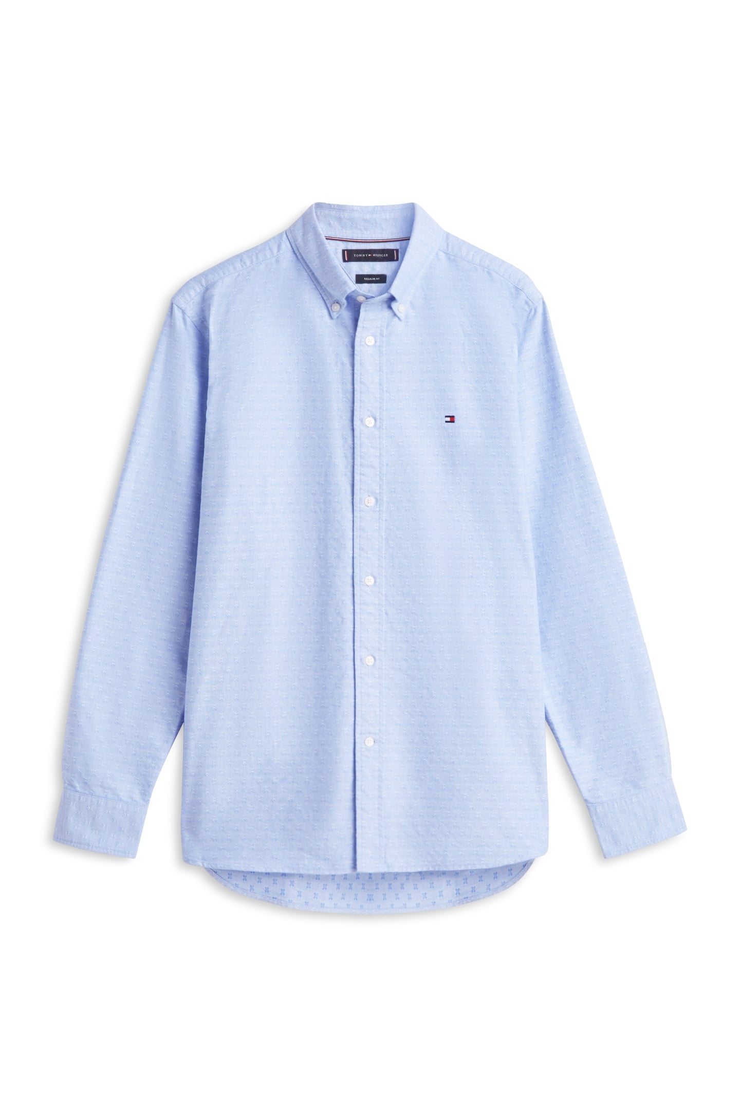 OXFORD DOBBY REGULAR FIT SHIRT SHIRT BLUE/ALLOVER 5
