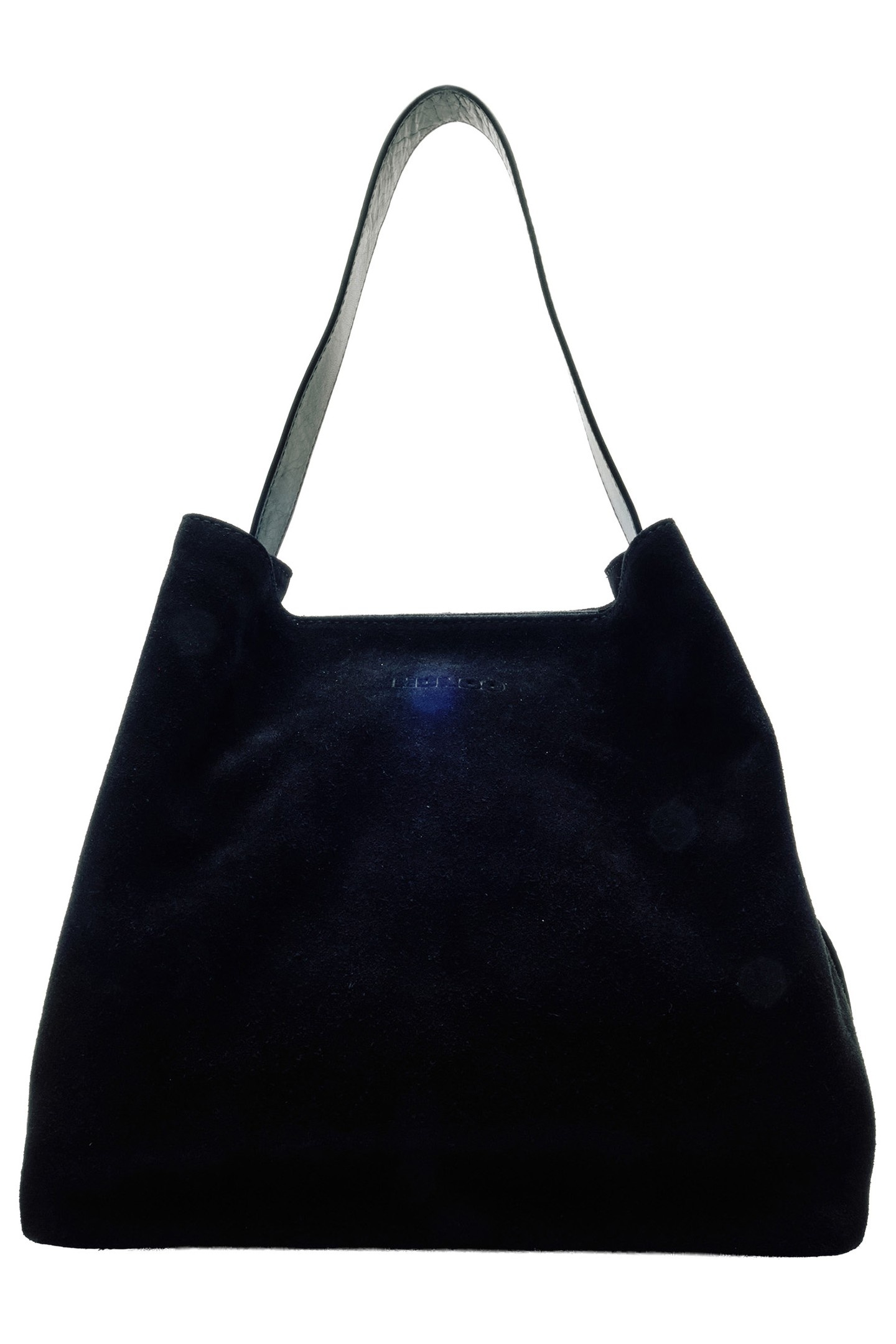 CHIARA SUEDE BLACK W. GOLD 2