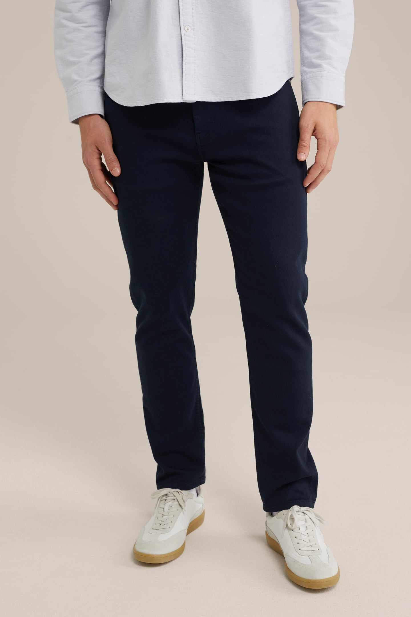 5-POCKET MID WAIST DARK BLUE 1
