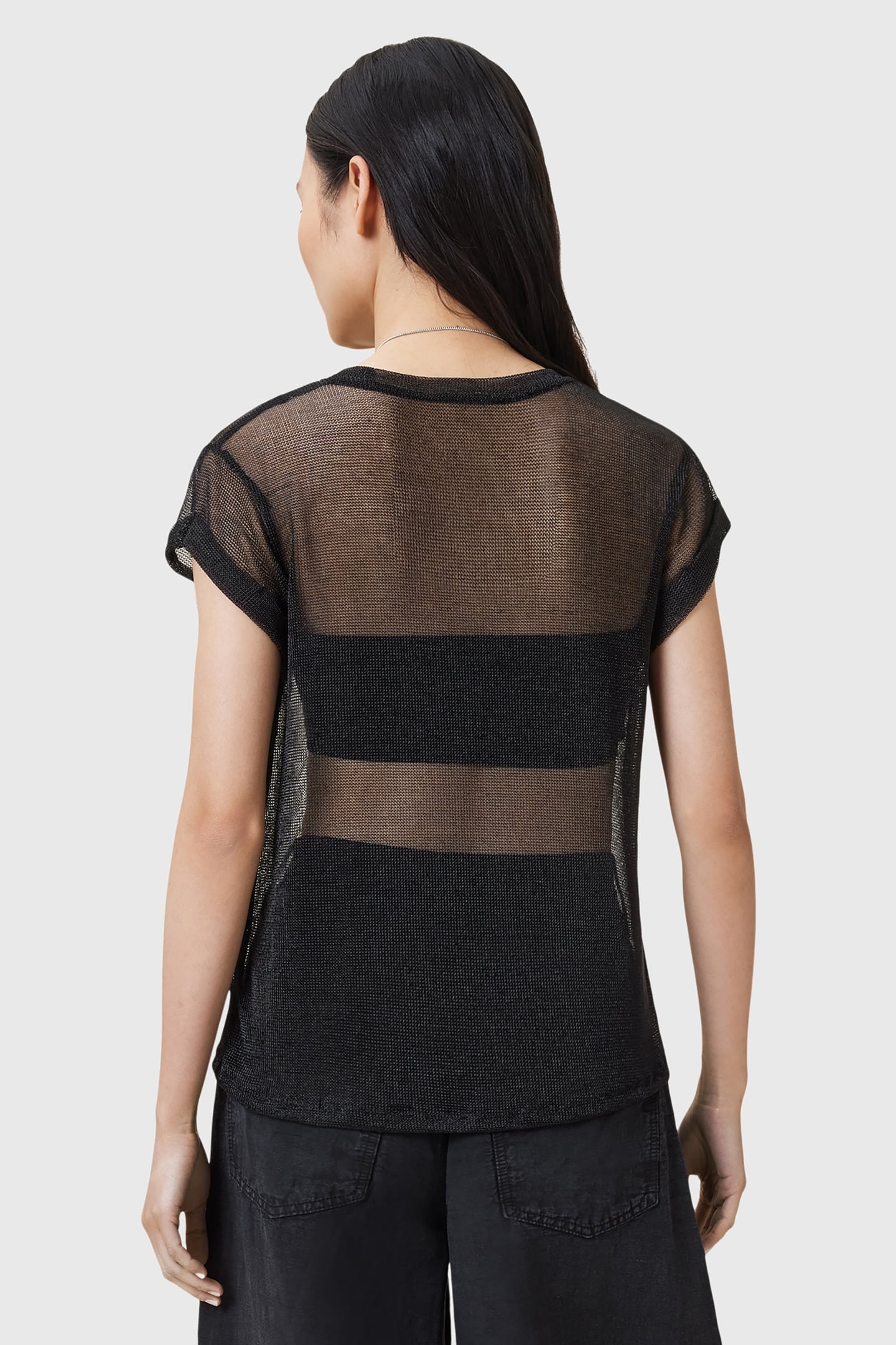 THEA SPARKLE TOP BLACK 2