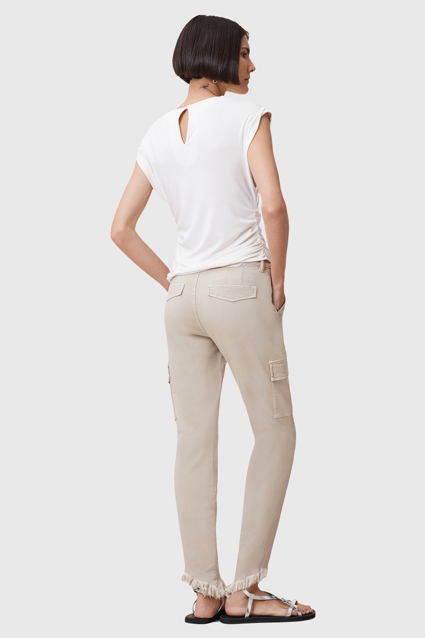 DURAN ASYM JEAN CREAM WHITE 3