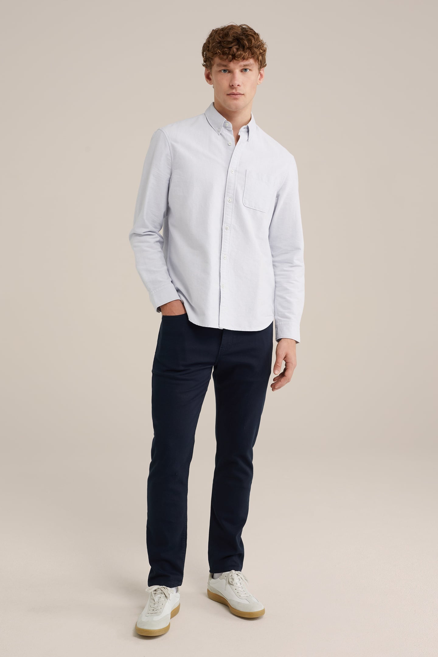 5-POCKET MID WAIST DARK BLUE 3