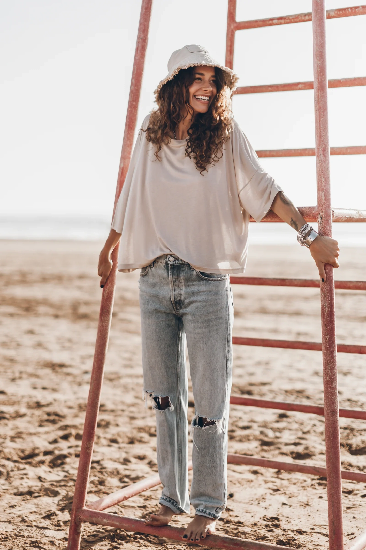 THE LIGHT LOOSE LYOCELL T-SHIRT 1