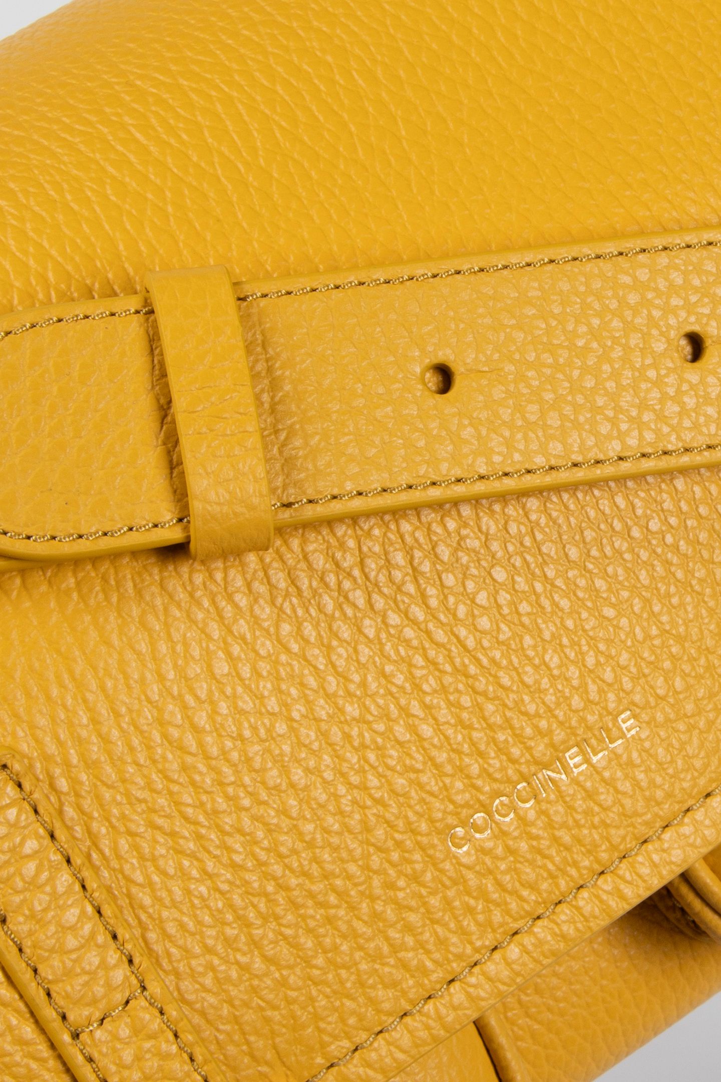 SATCHEL CROSS BODY BAG WITH STRAP DETAIL IN YELLOW 5