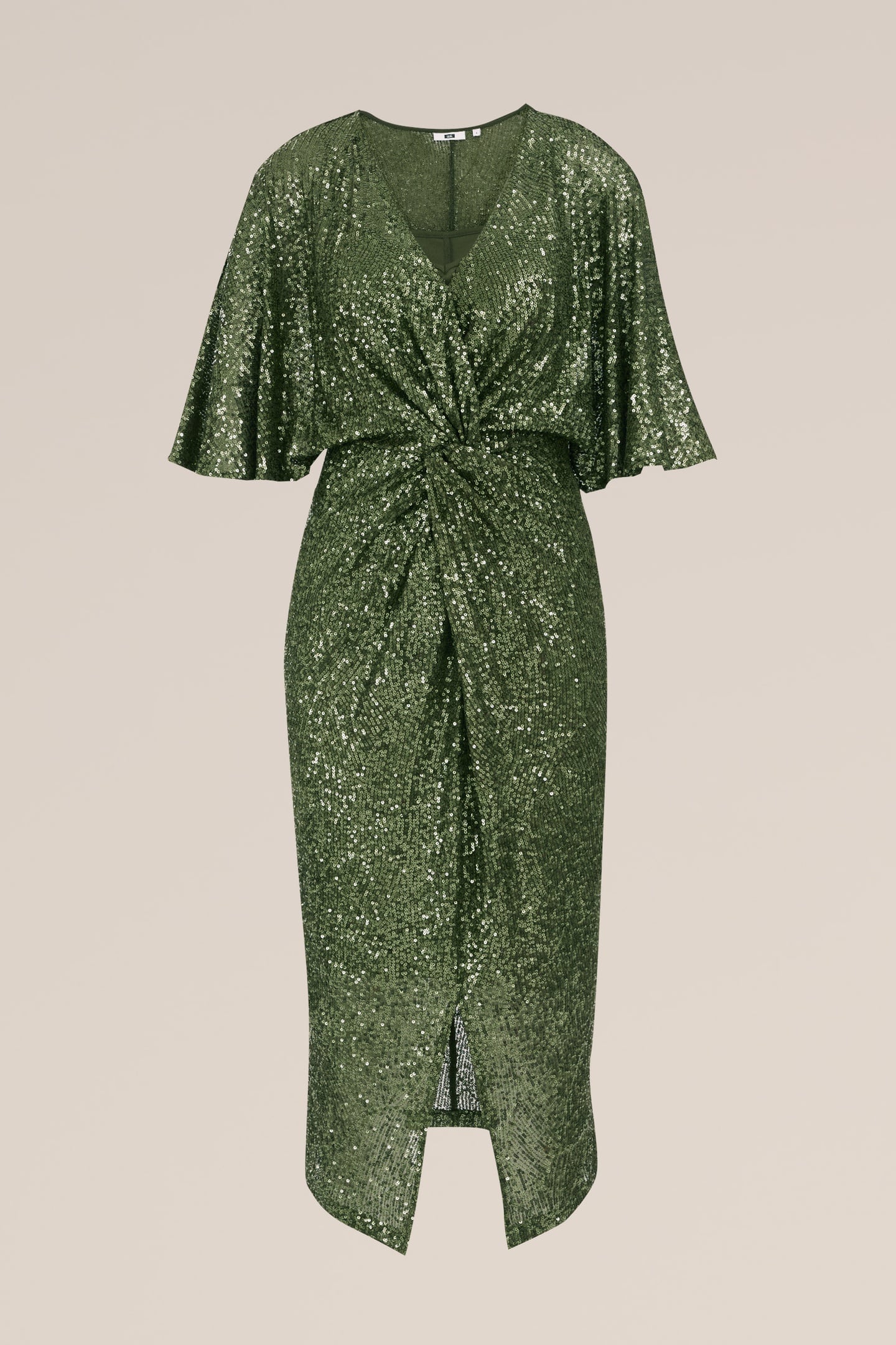 DRESS MID LENGTH DARK GREEN 4