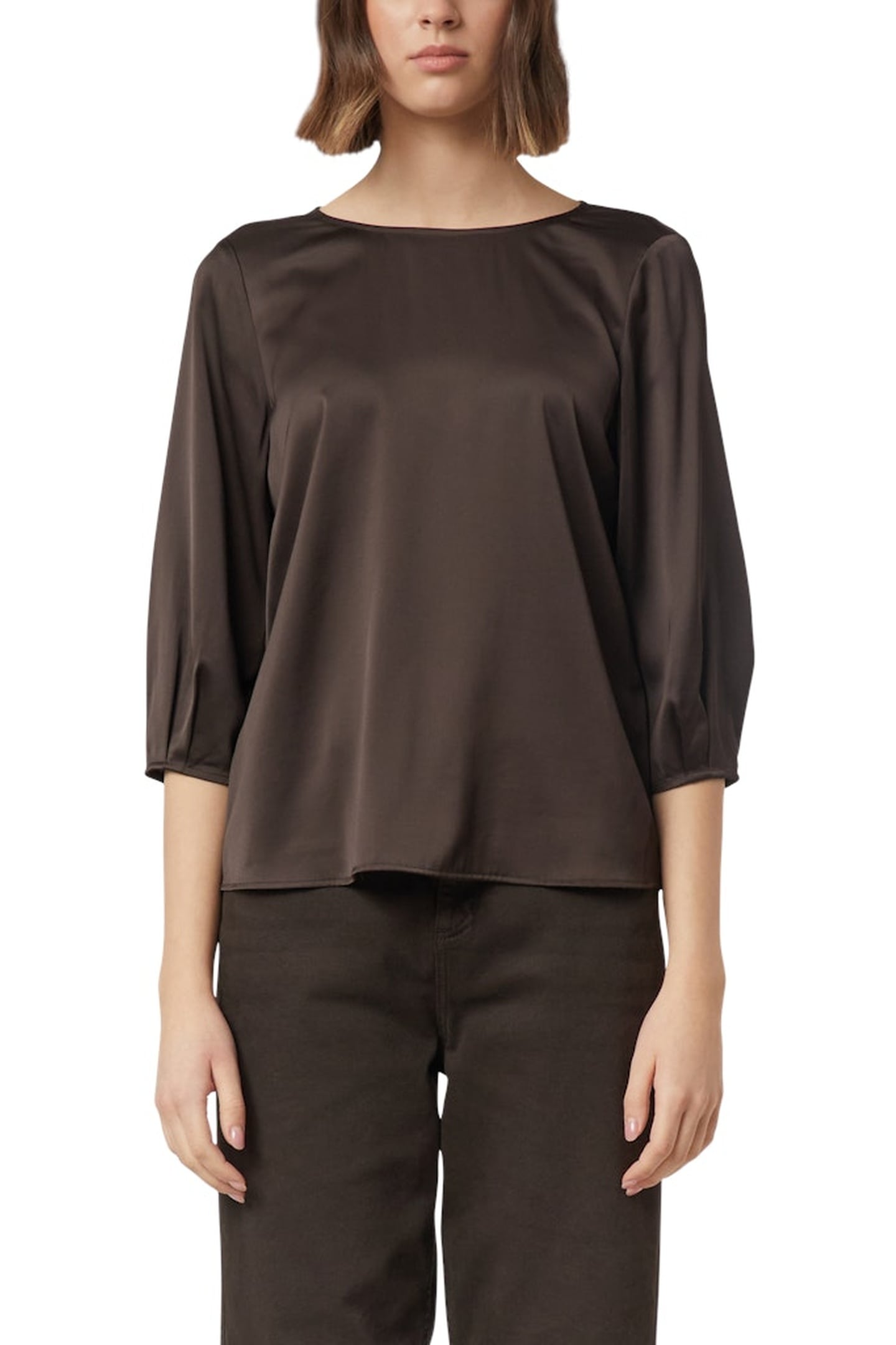 COMMA BLOUSES BROWN 1