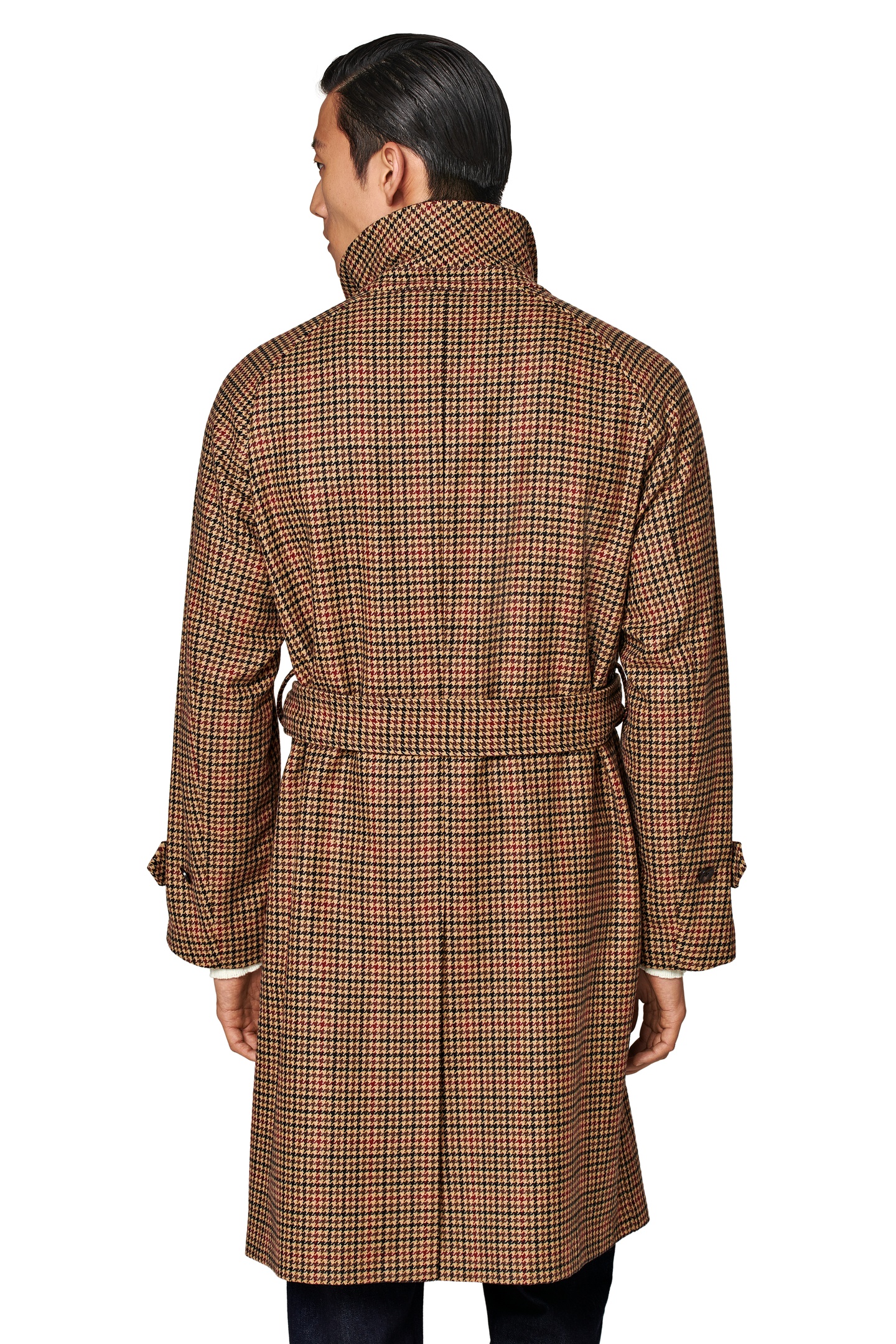 HEADINGTON-HOUNDSTOOTH BROWN & RED 6