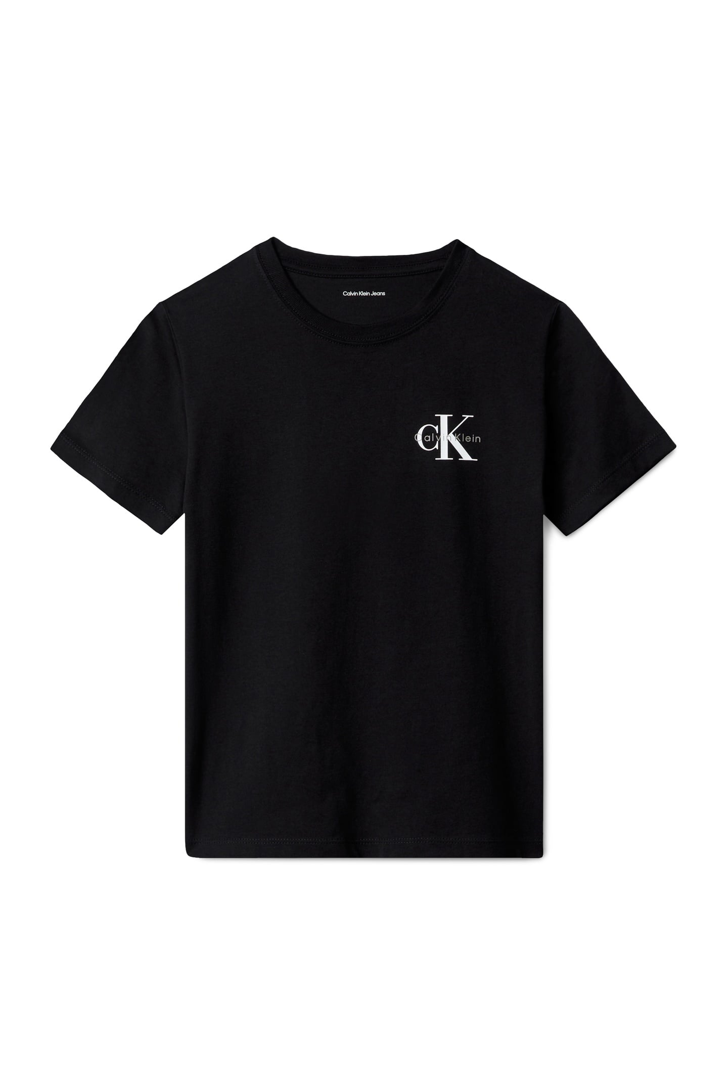 UNISEX SMALL MONOLOGO SS TEE CK BLACK 6