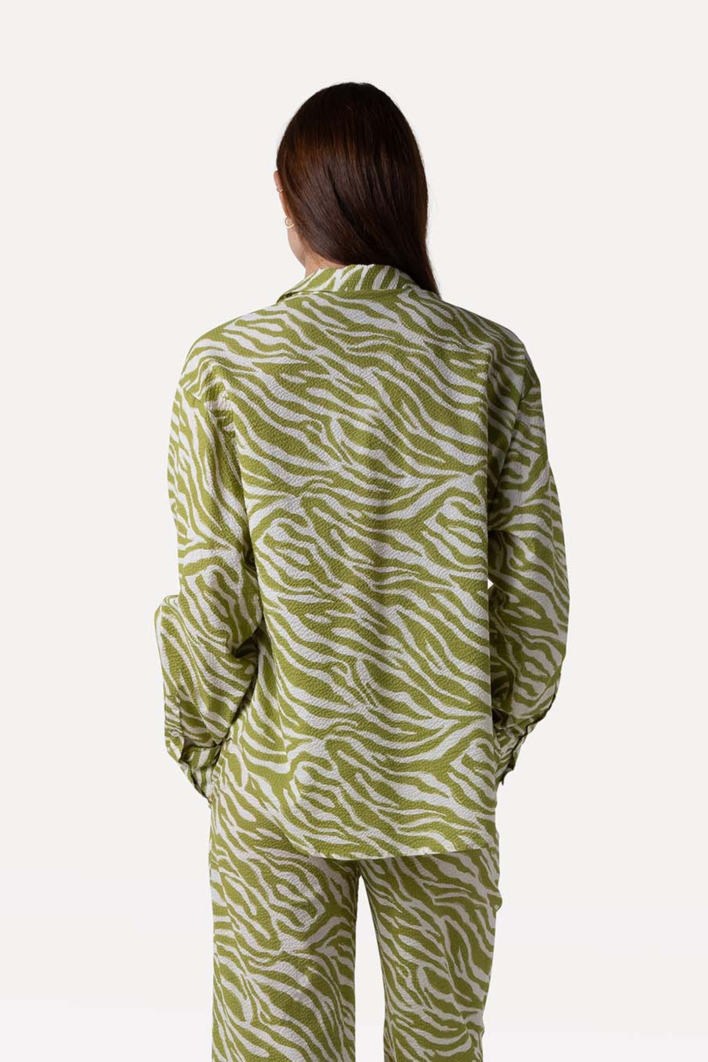STELLA SHIRT ABSTRACT GREEN 2