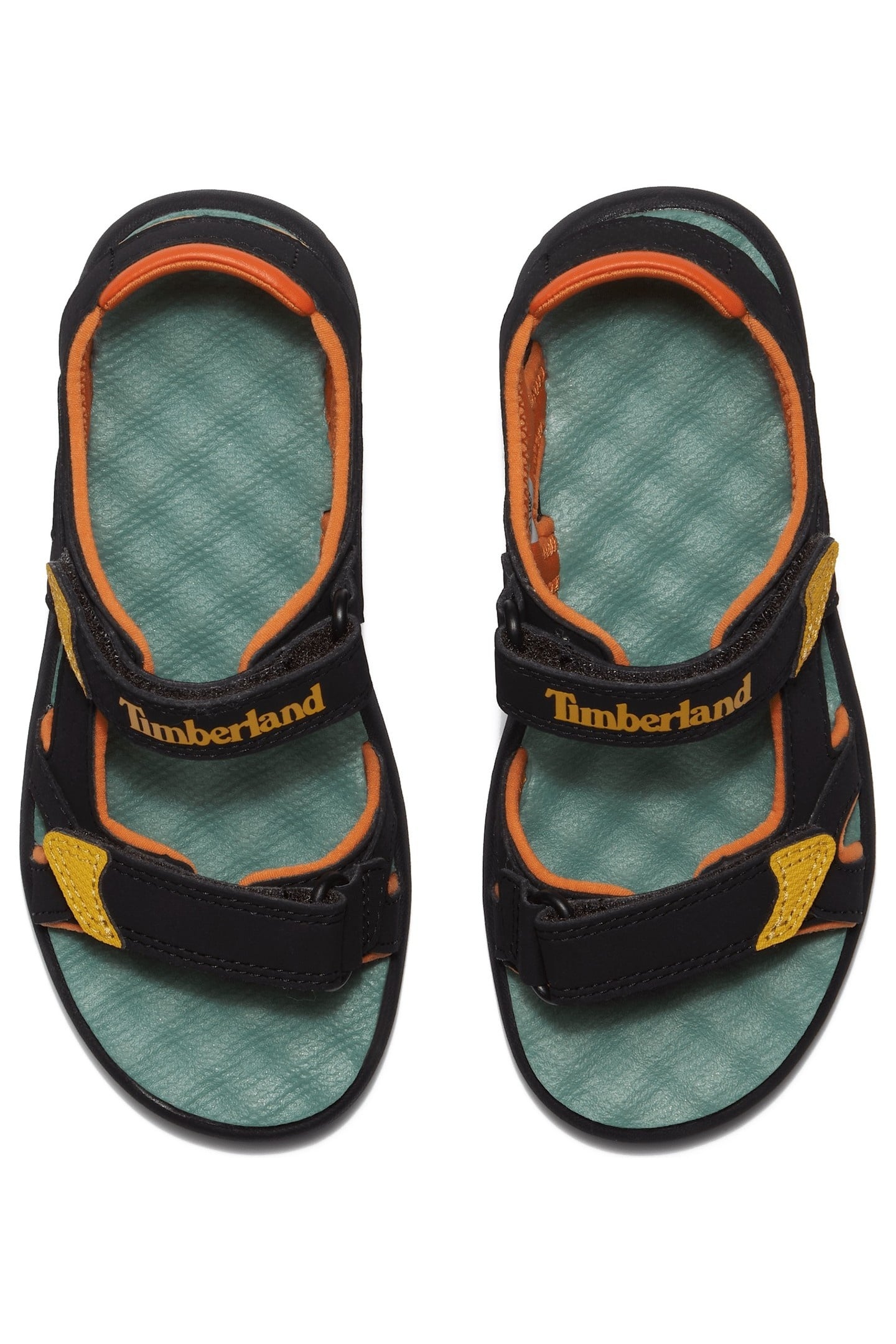 PERKINS ROW BACKSTRAP SANDAL BLACK W MEDIUM YELLOW 3
