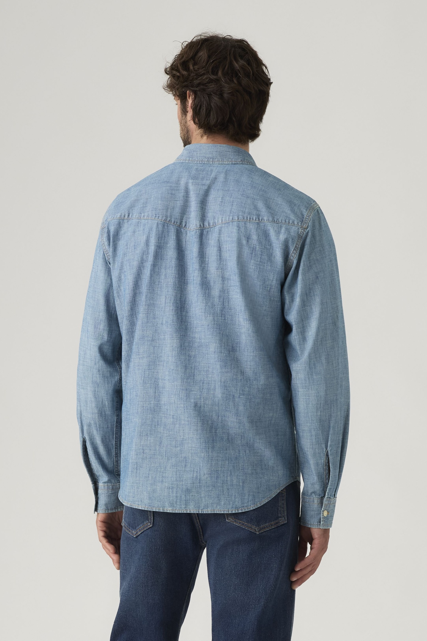 RELAXED WESTERN SHIRT BLUE 3
