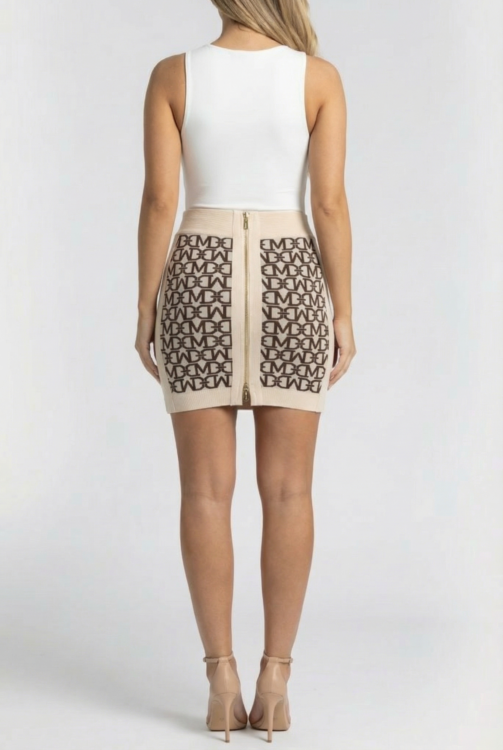 MARCIANO BY GUESS MATI ALLOVER JACQUAR MONOGRAM EGGSHELL AN 2