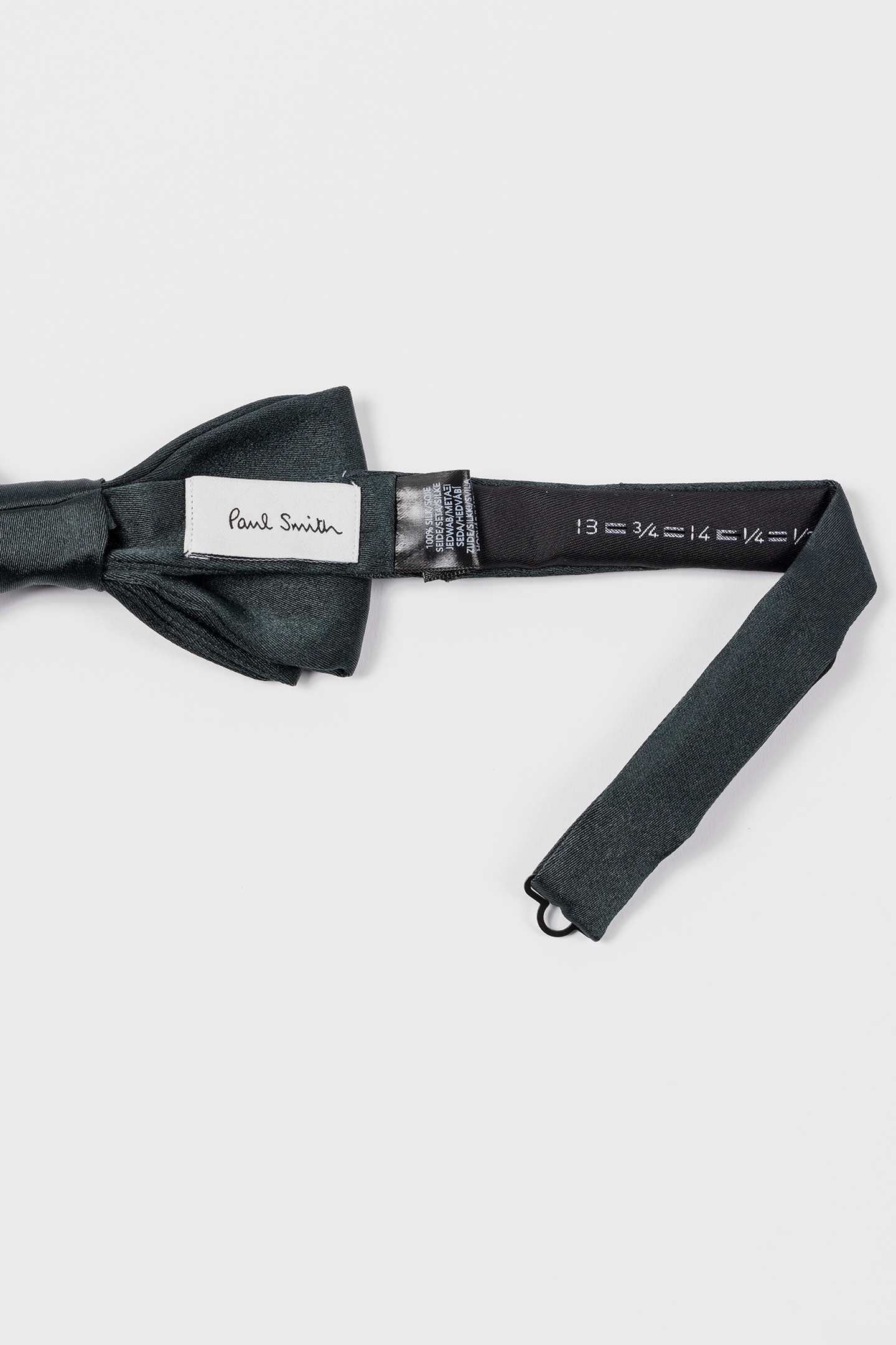BOWTIE PLAIN SILK VERY DARK GREEN 2