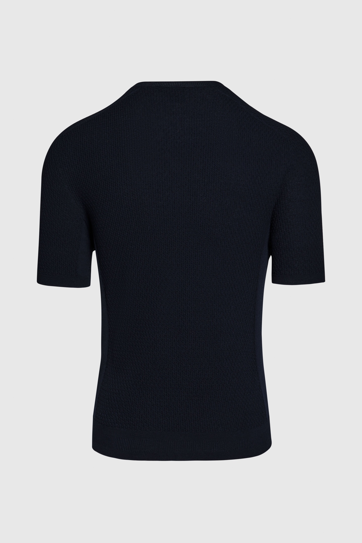 FOSOS V4.Y9.01 FLAT-KNIT-SHIRT DARK NAVY 4