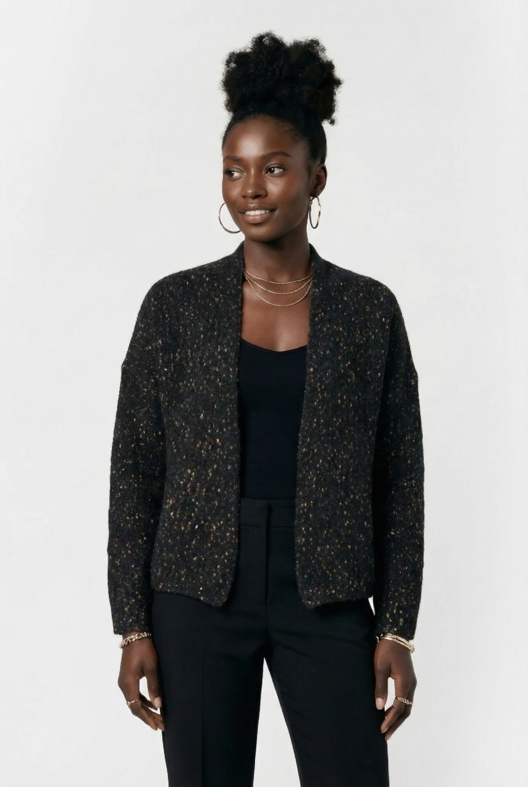 POMME CARDIGAN BLACK 1