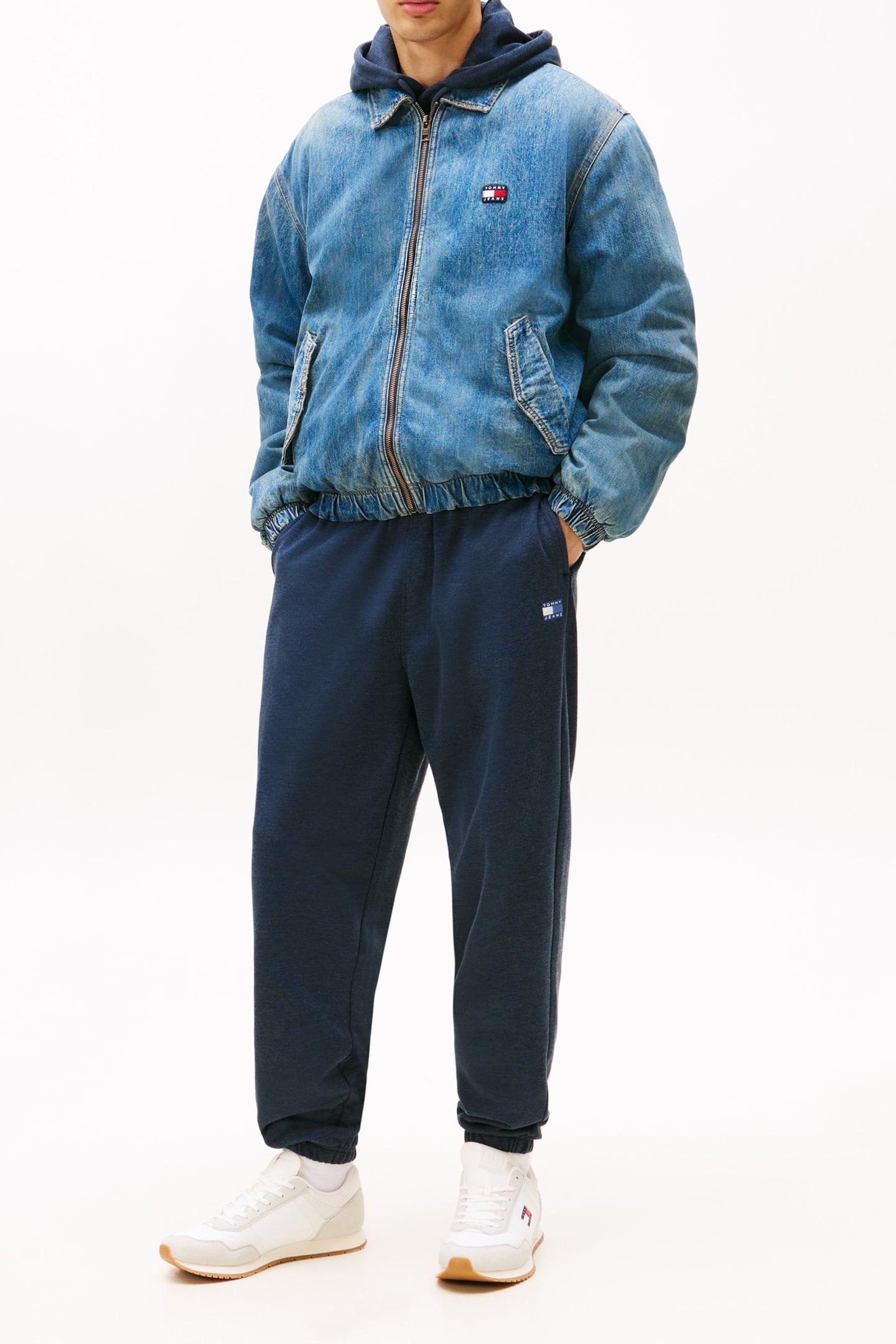 ESSENTIAL PADDED JACKET DENIM MEDIUM 1