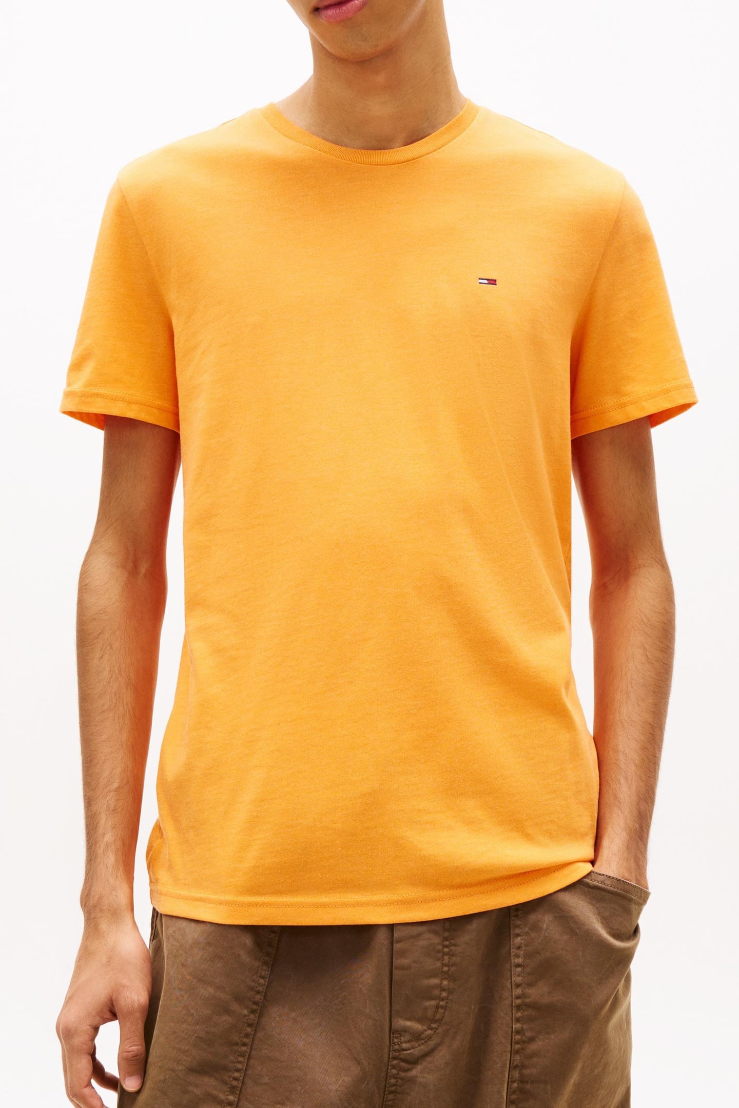HEATHERED XSLIM JASPER SHIRT LUSH ORANGE 3