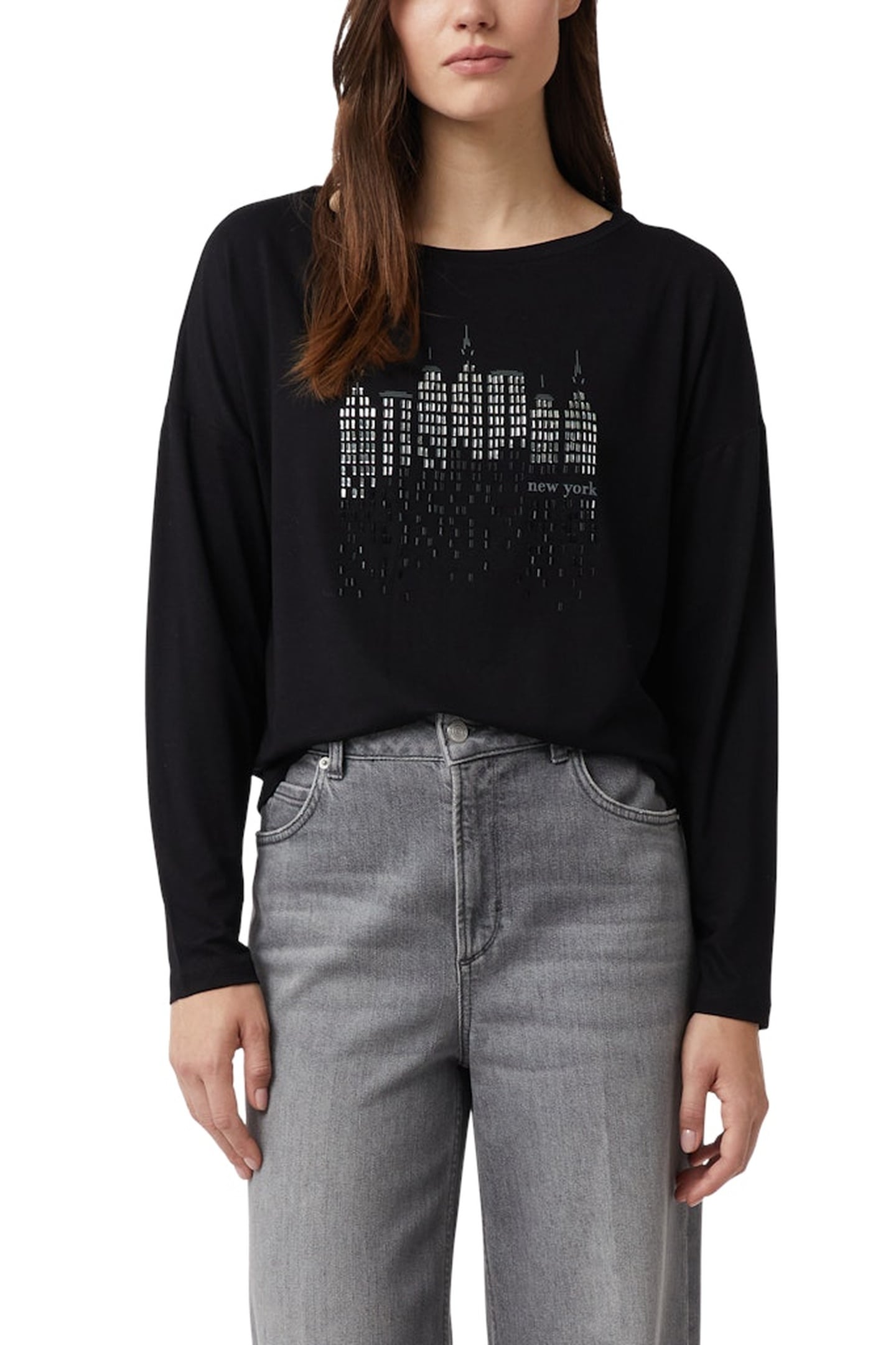 COMMA T-SHIRTS BLACK 1