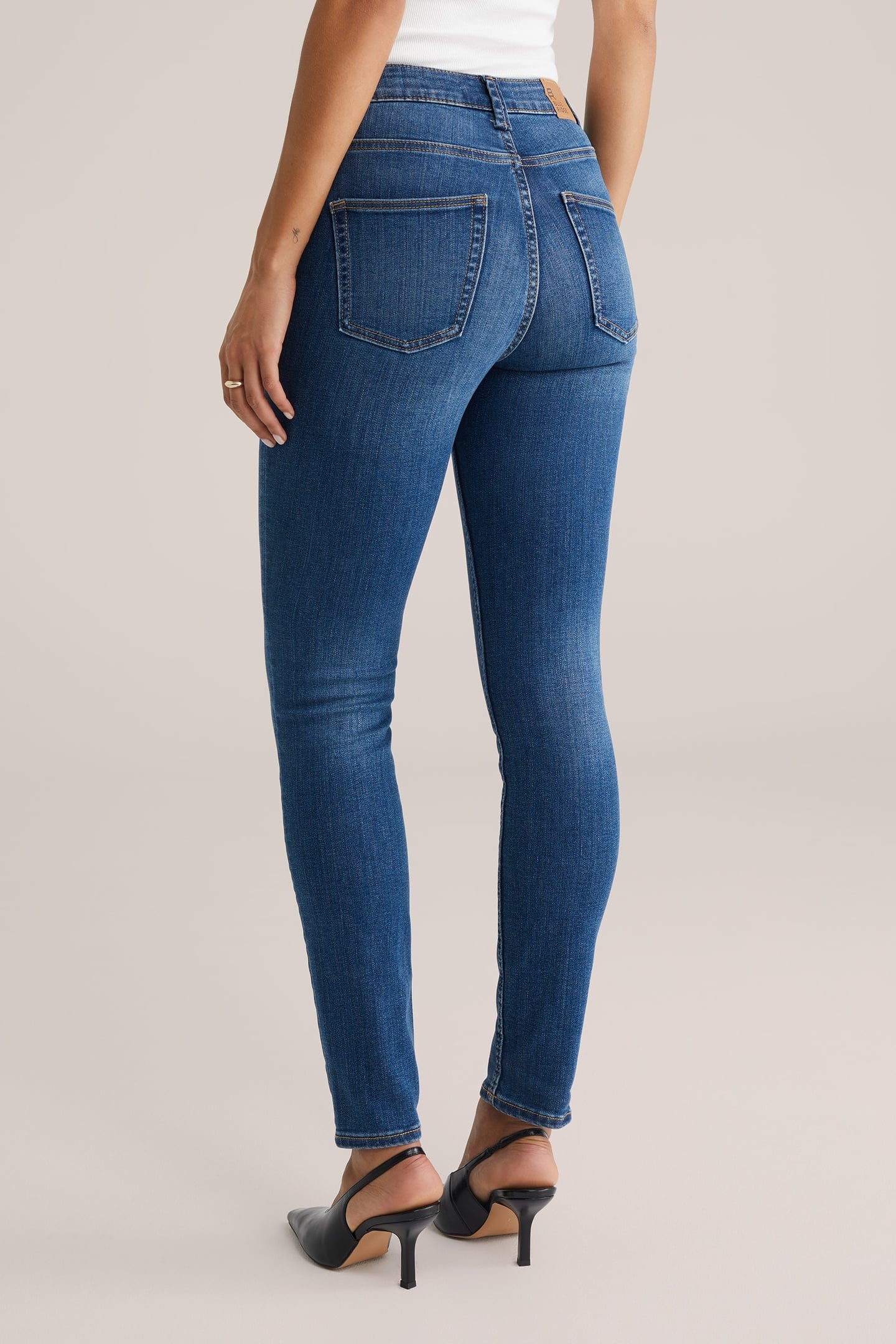 5-POCKET HIGH RISE DARK BLUE 2