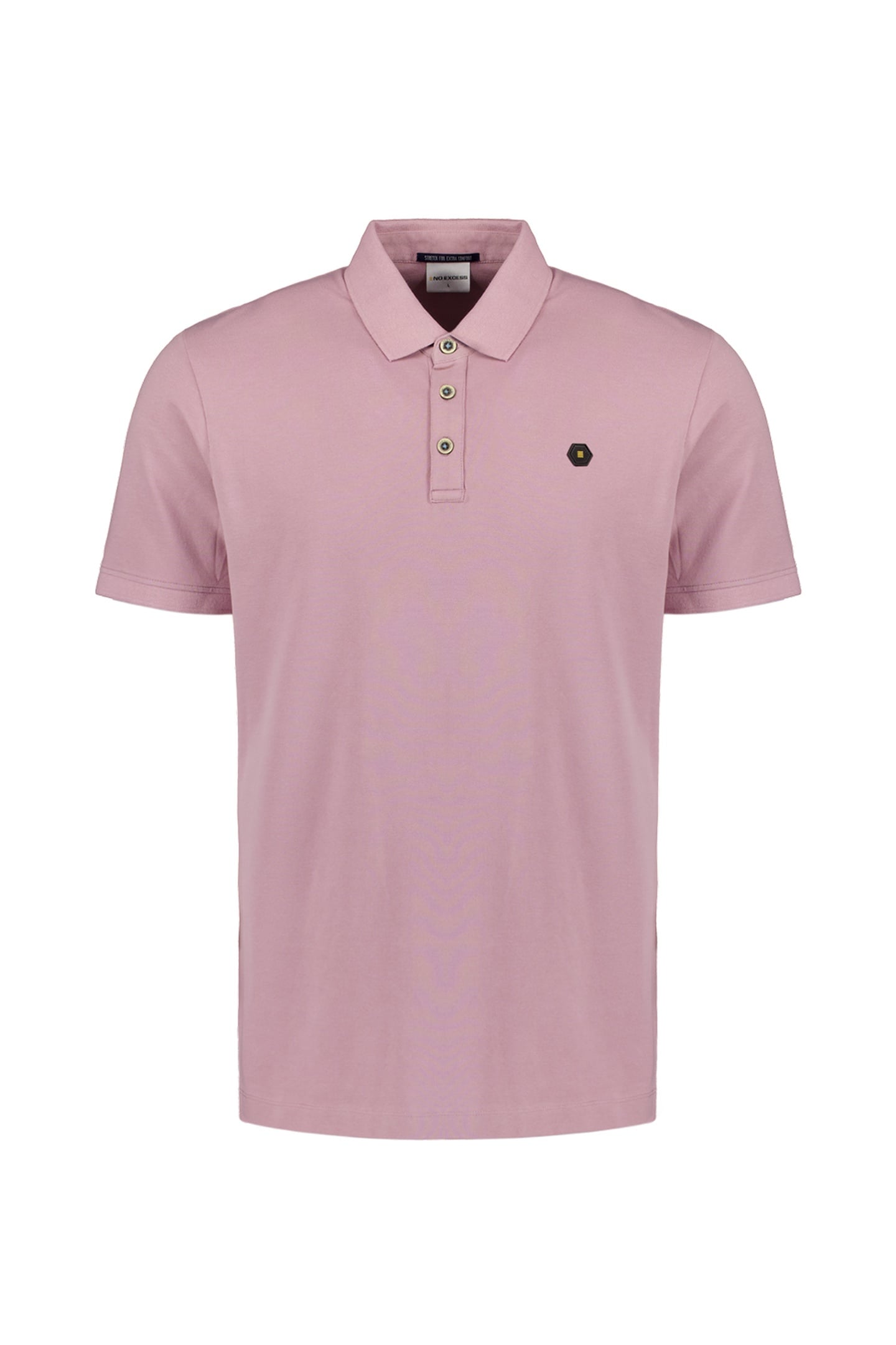 POLO PIQUE GARMENT DYED MAUVE 5