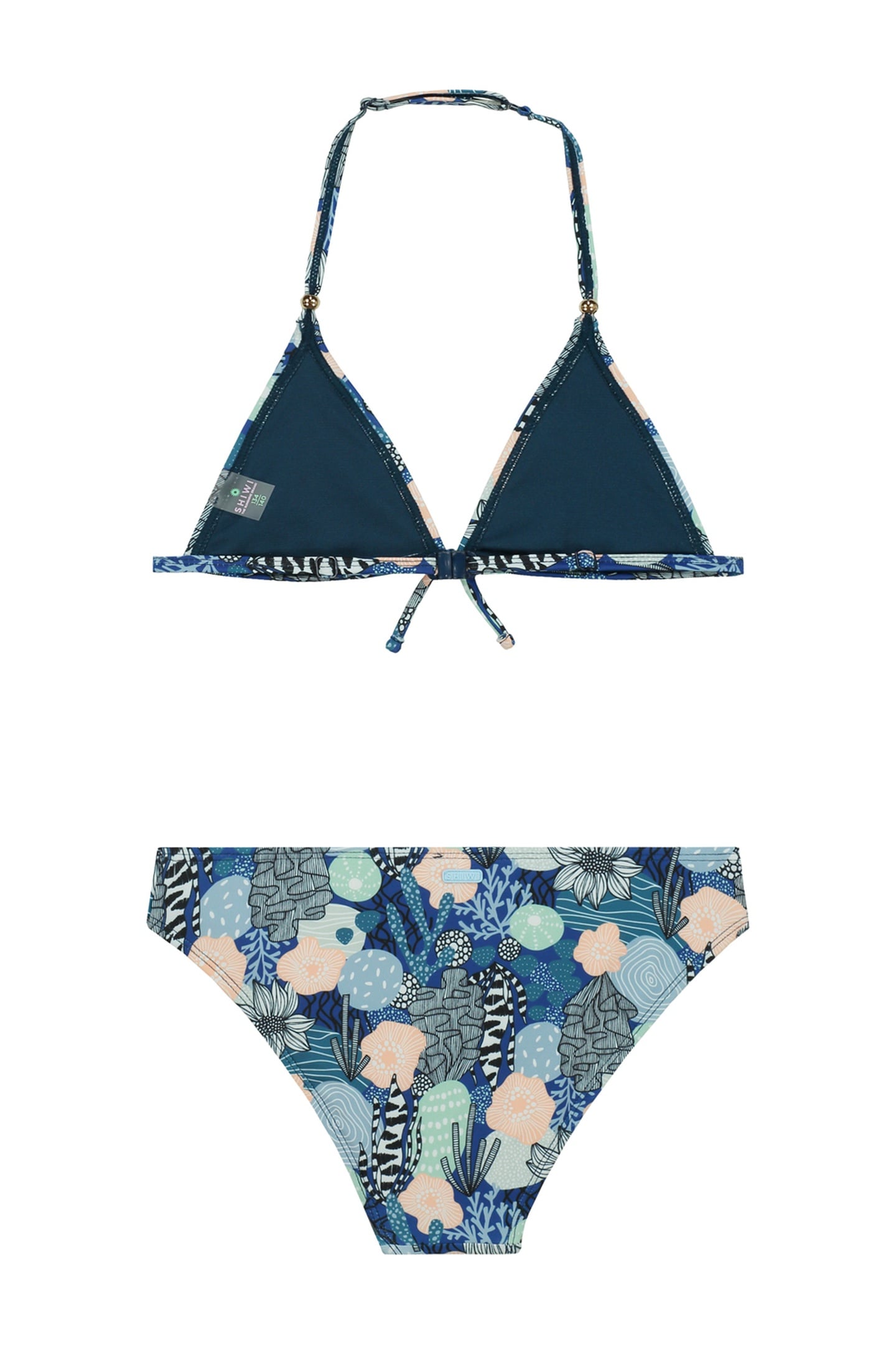 GIRLS LIZZY BIKINI SET CORAL CLUB DEEP OCEAN BLUE 2