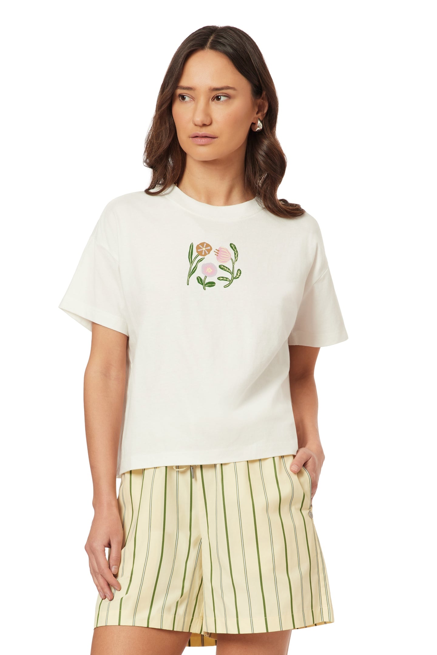 BOXY CROP TEE SUGAR SWIZZLE 3
