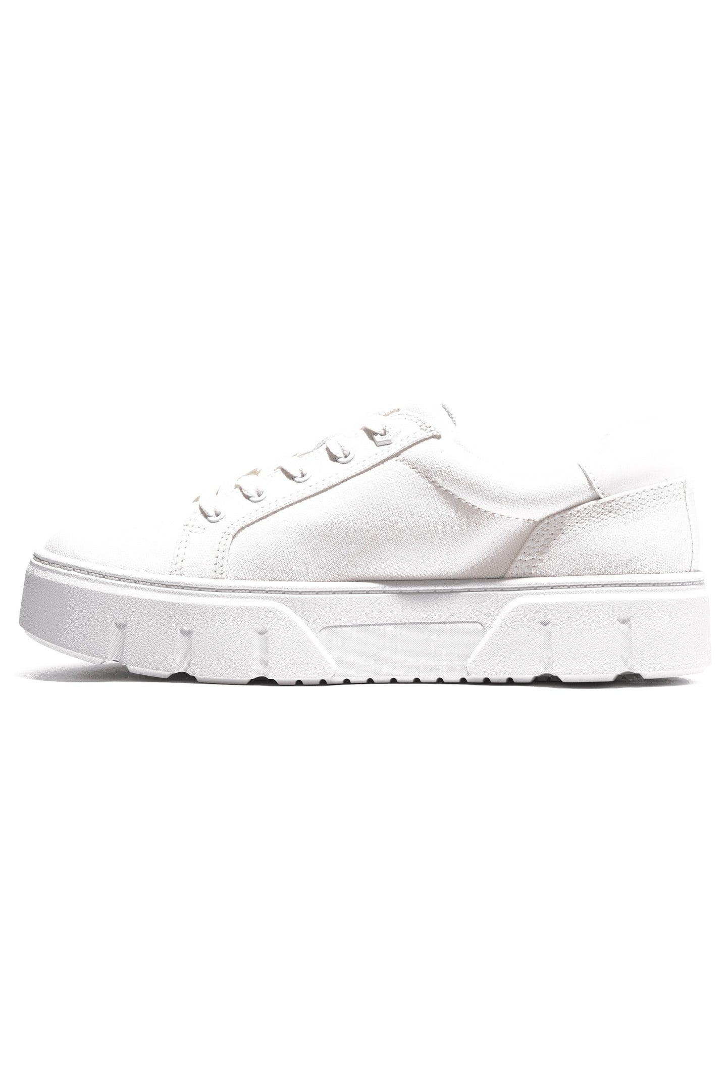 LAUREL COURT LOW LACE UP SNEAKER WHITE CANVAS 6