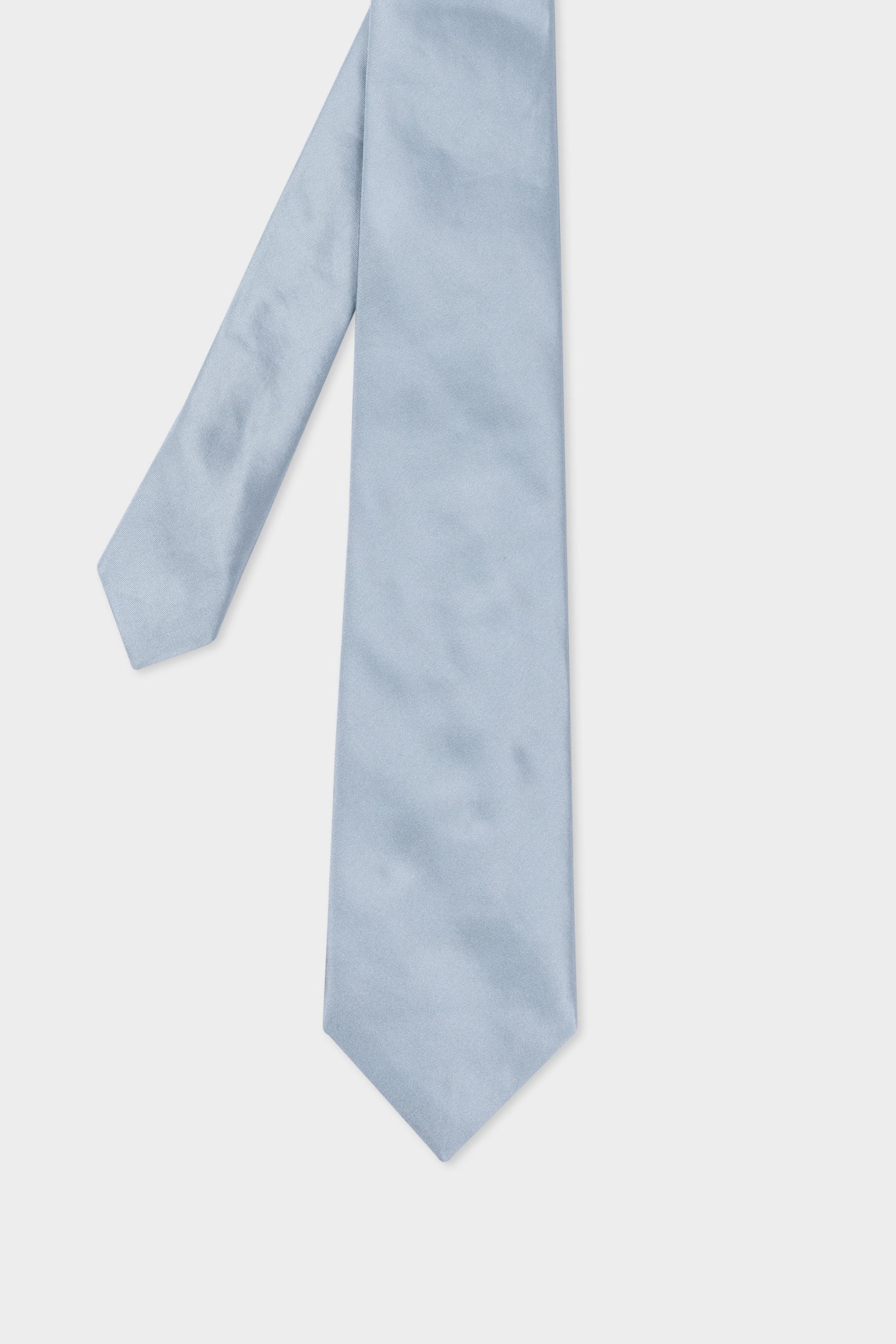 TIE PLAIN SILK NEW LIGHT BLUE 1