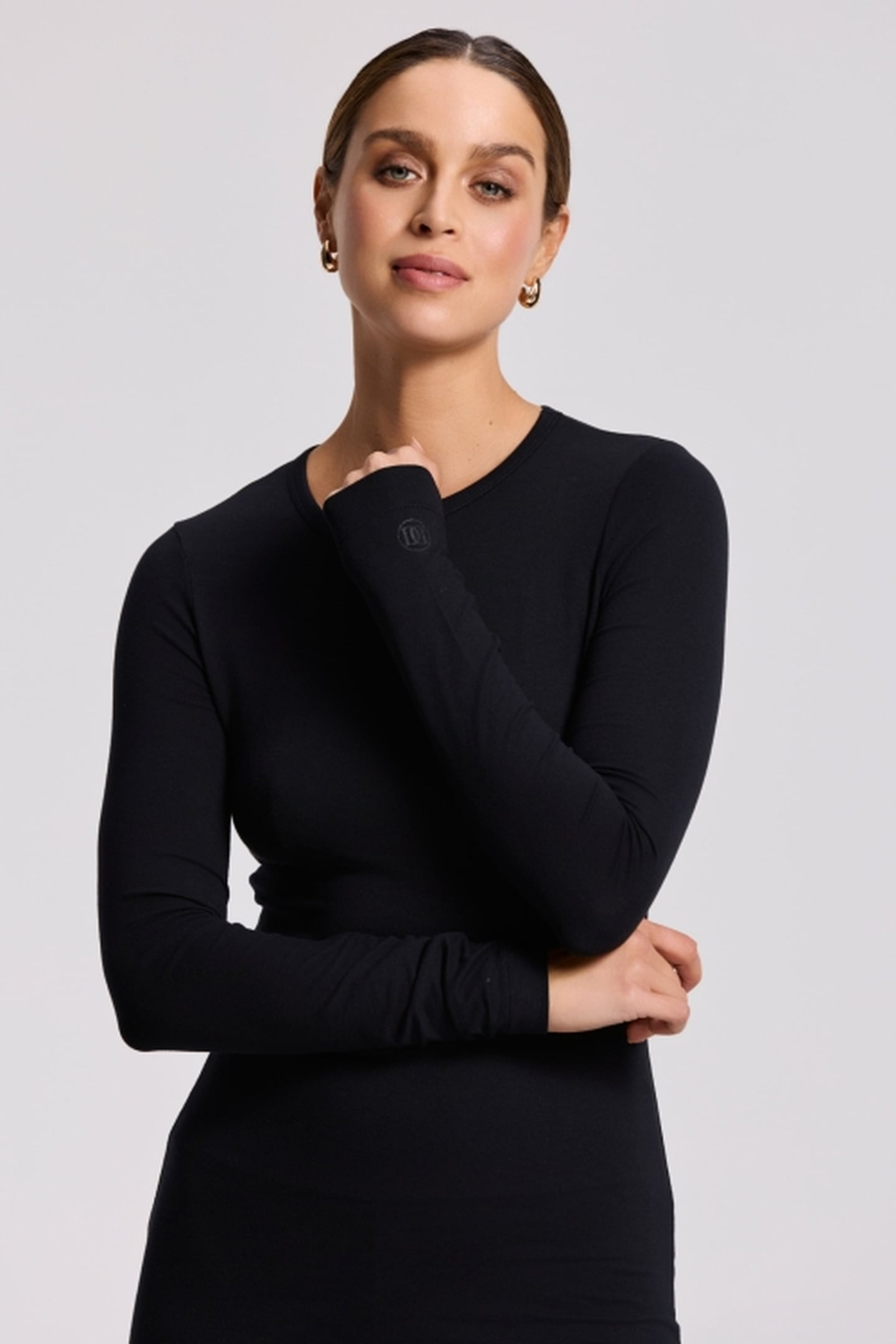 NINA LONGSLEEVE TOP BLACK 2