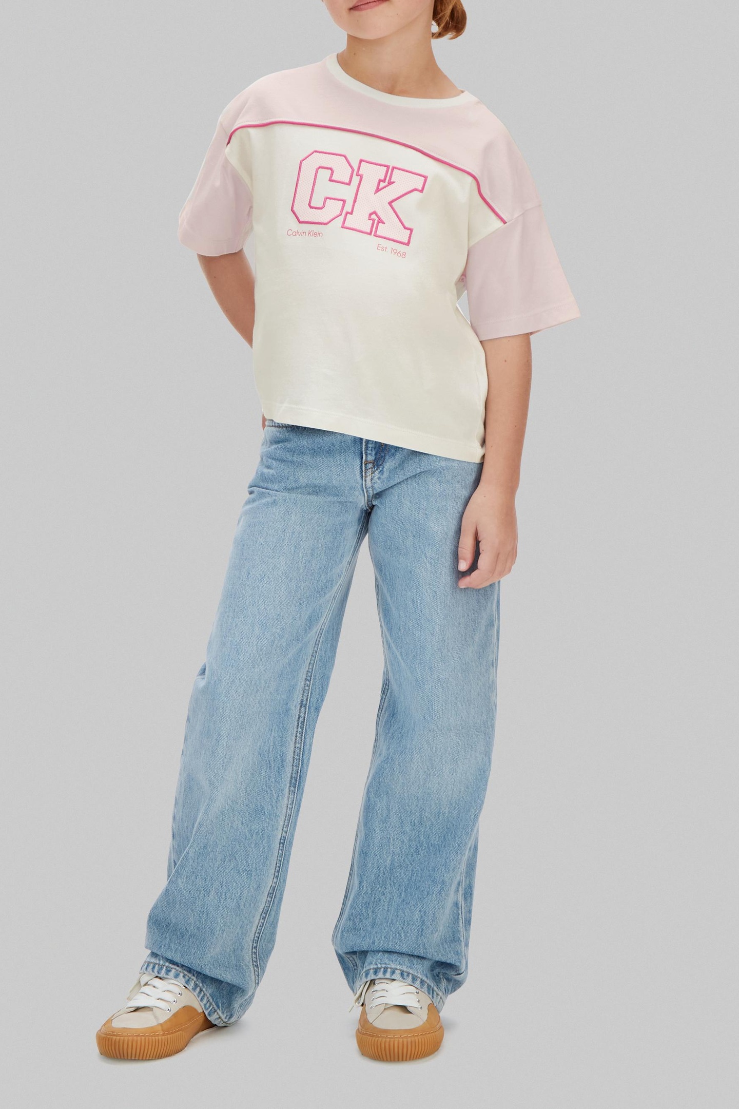 GIRLS COLLEGIATE COLORBLOTEE EGRET 1