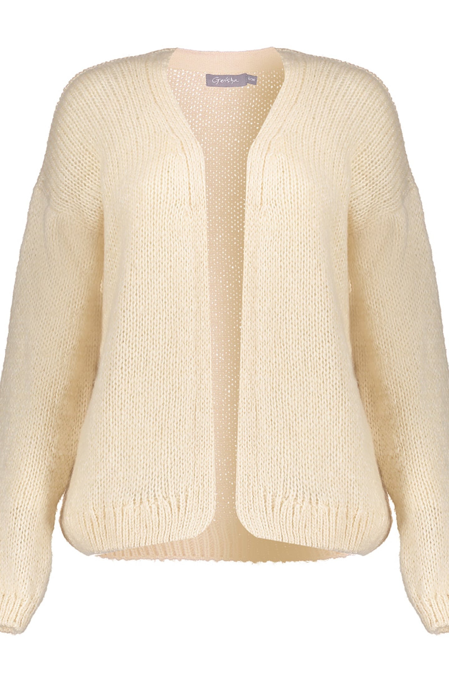 CARDIGAN BASIC OFF-WHITE 1