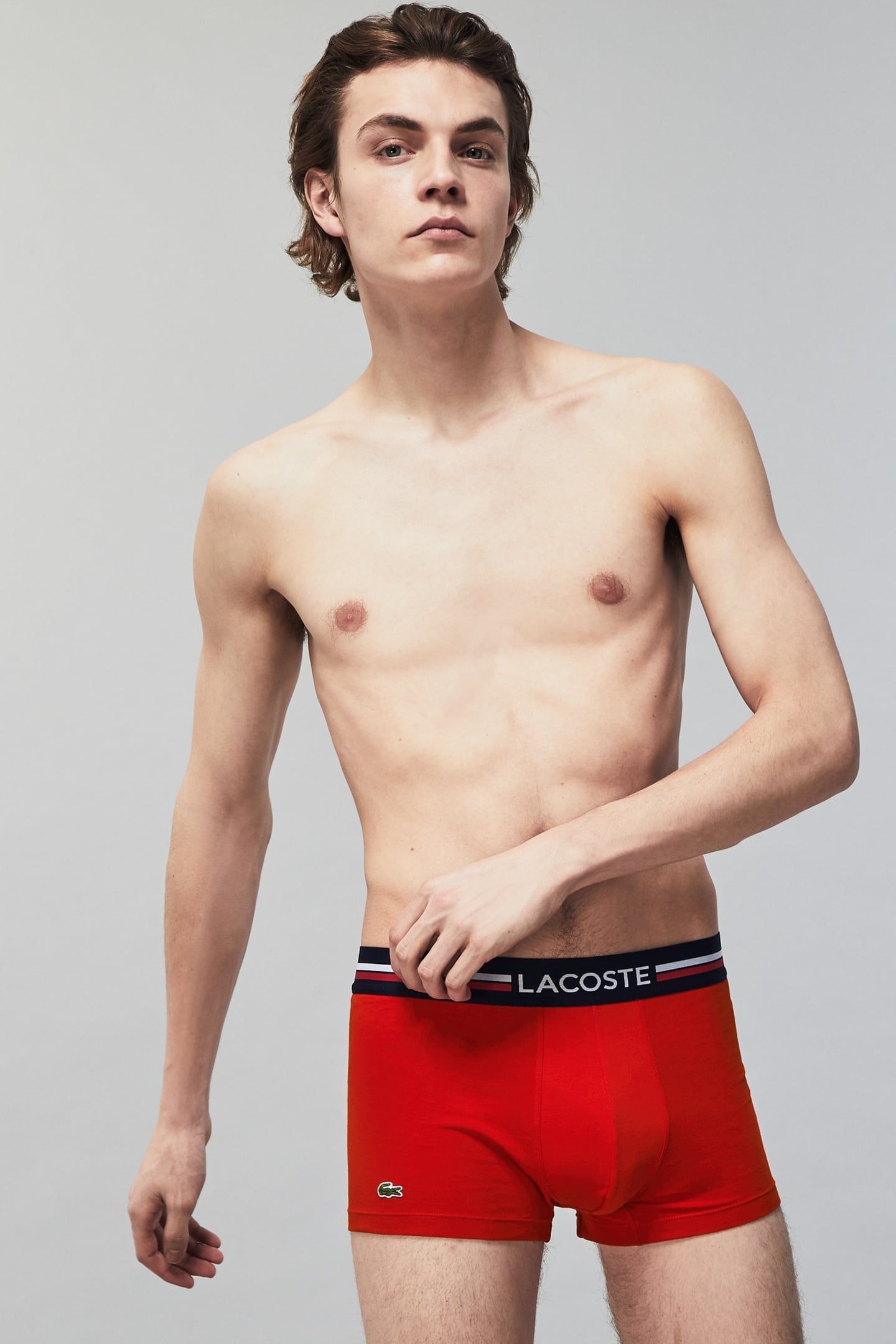 TRUNK MEN NAVY BLUE/SILVER CHINE 4