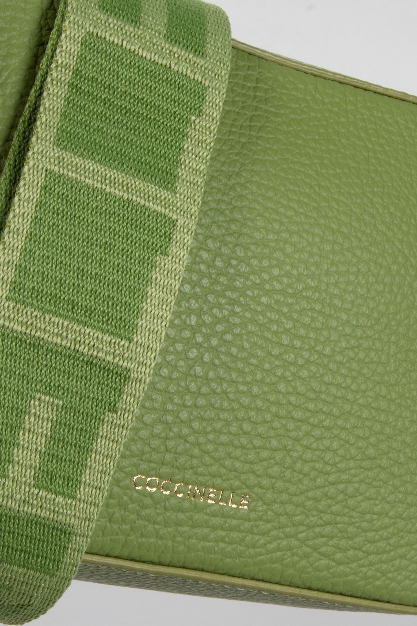 LEATHER CAMERA CROSS BODY BAG IN LIME GREEN 5