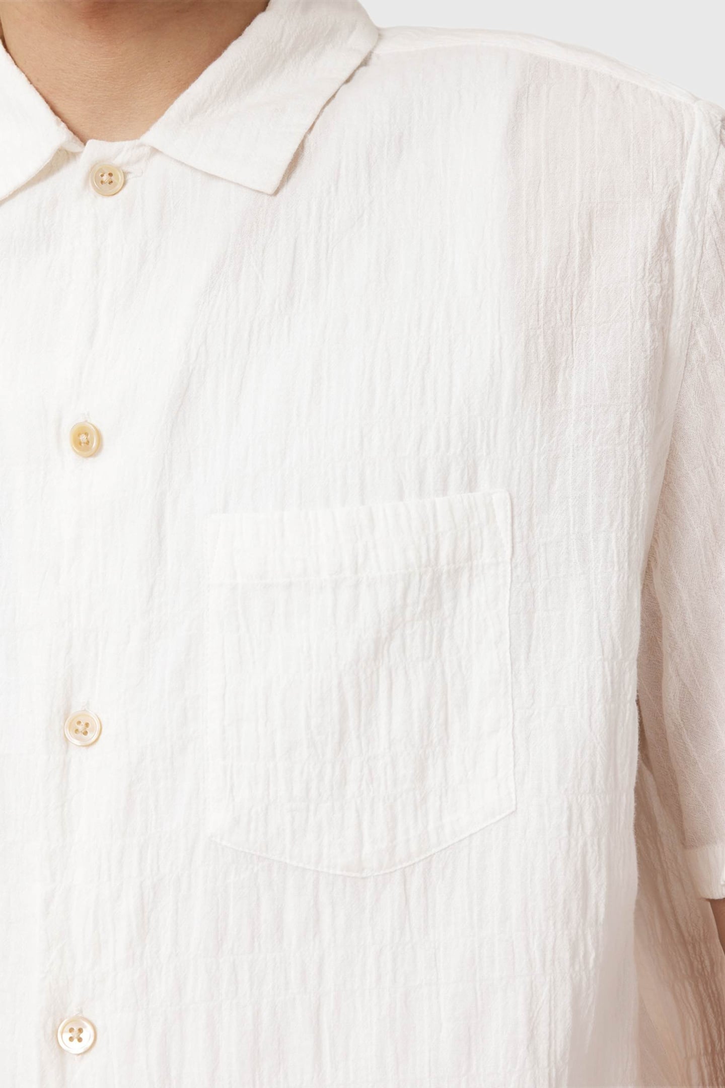 WALTON SS SHIRT OFF WHITE 5