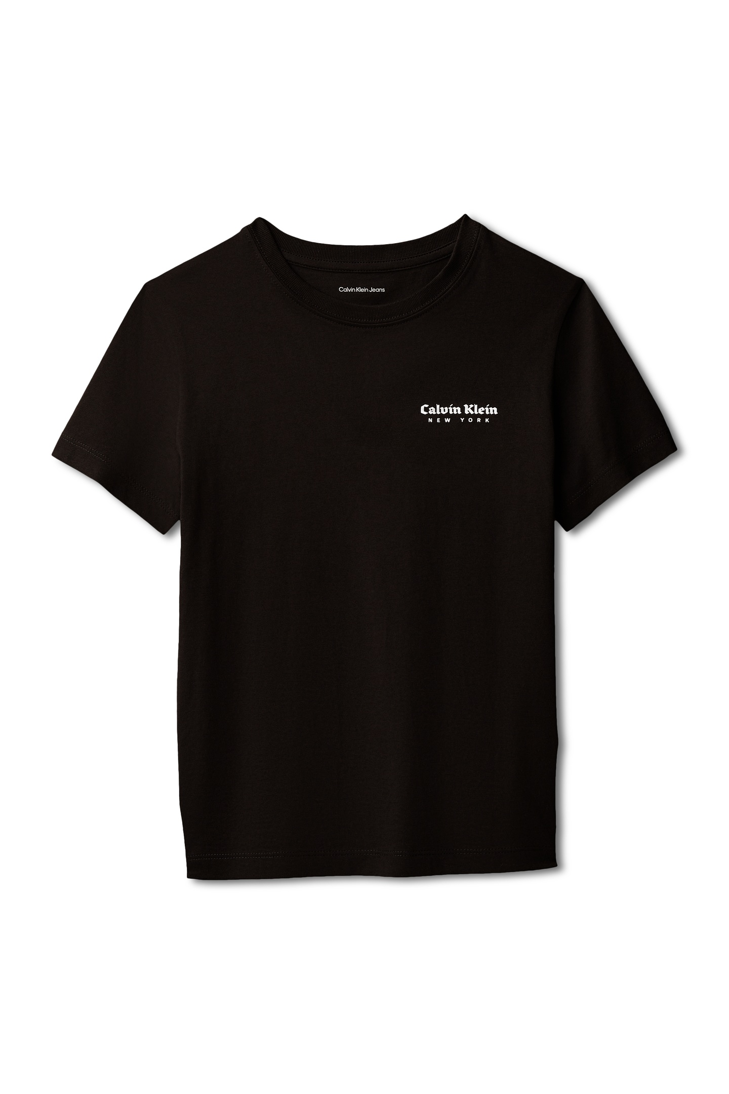 BOYS MINIMAL LOGO S/S T-SHIRT CK BLACK 4