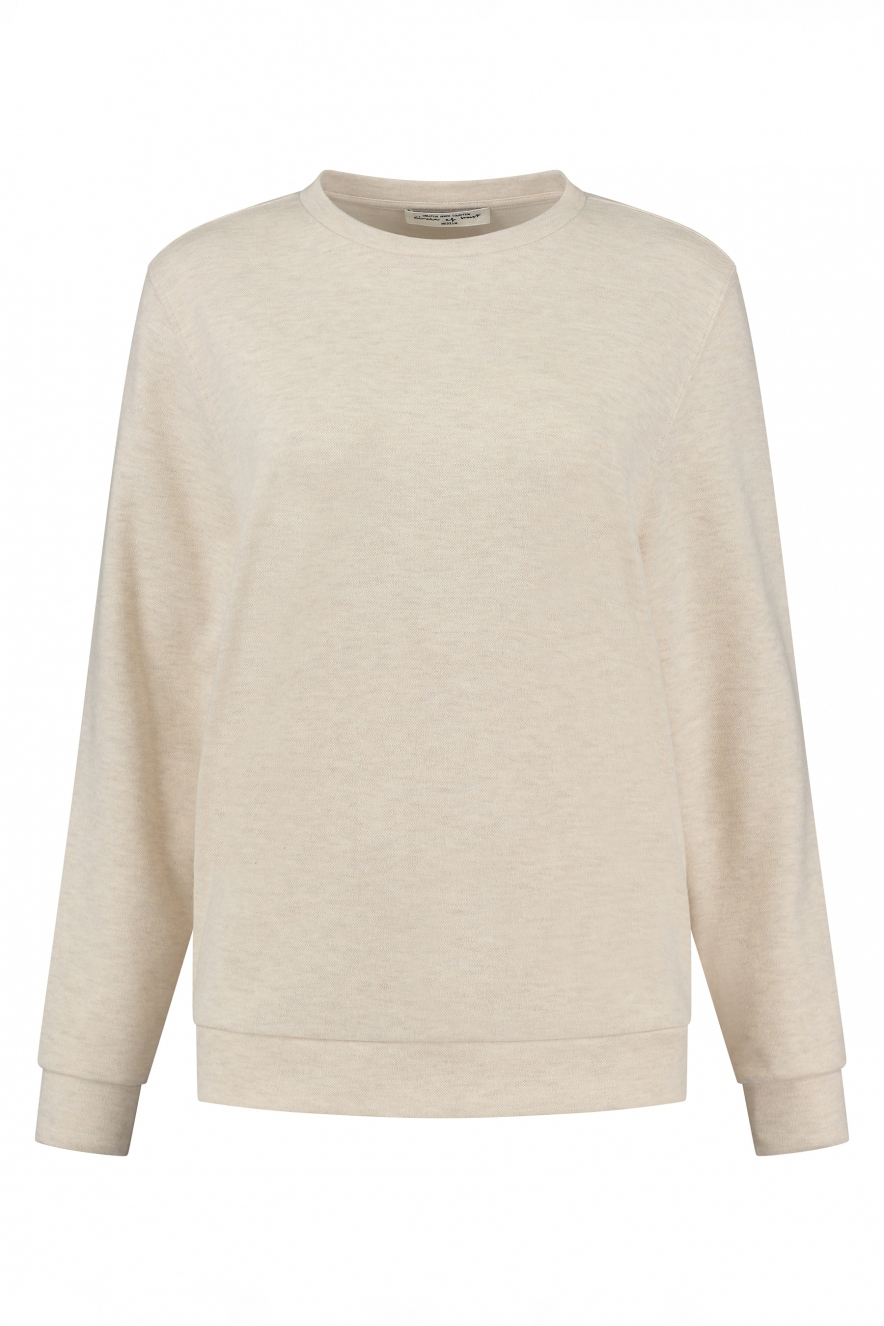 GIRLS MYRA SWEAT BEIGE MELANGE 1
