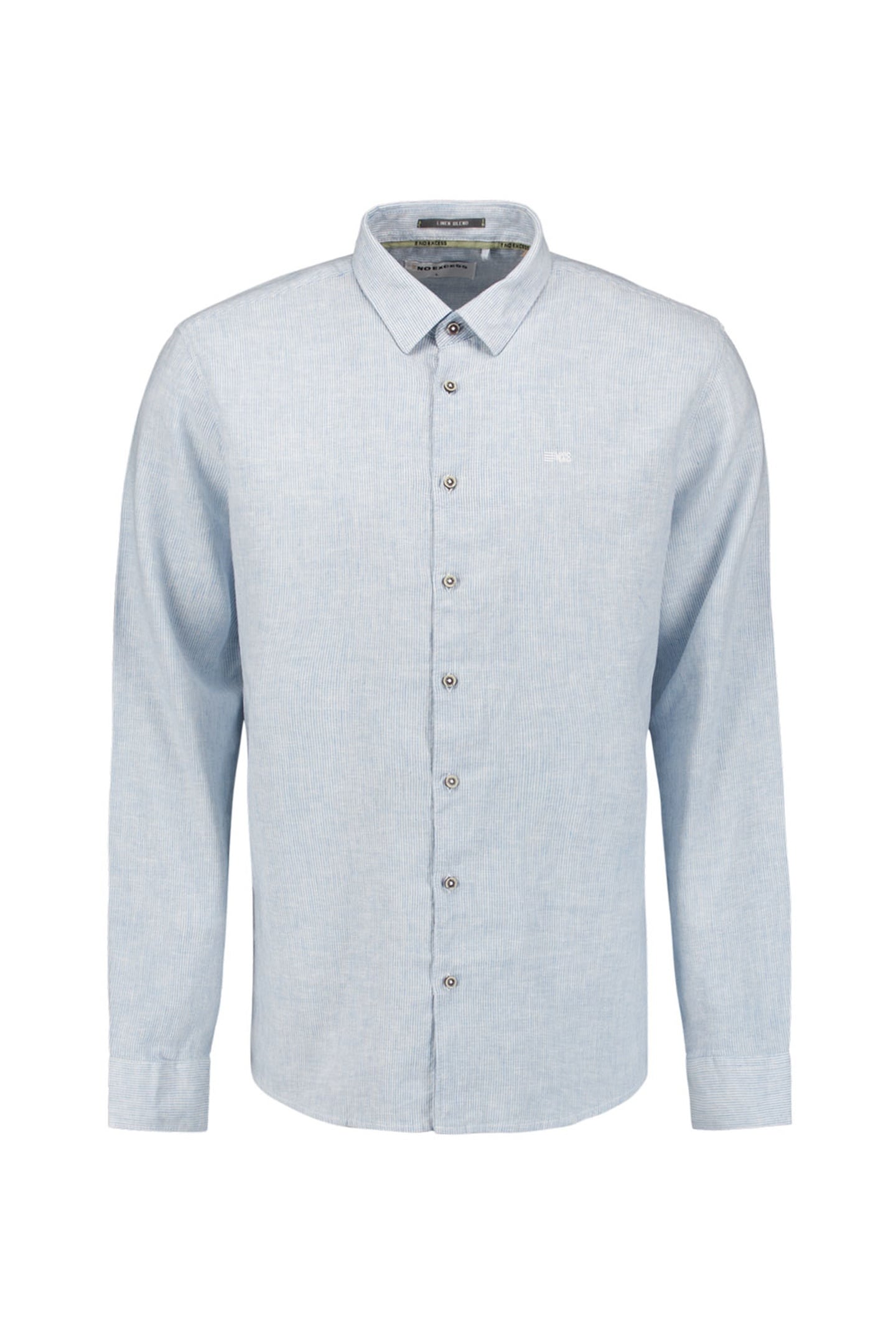SHIRT VERTICAL SMALL STRIPES WITH LINEN CLOUD 5